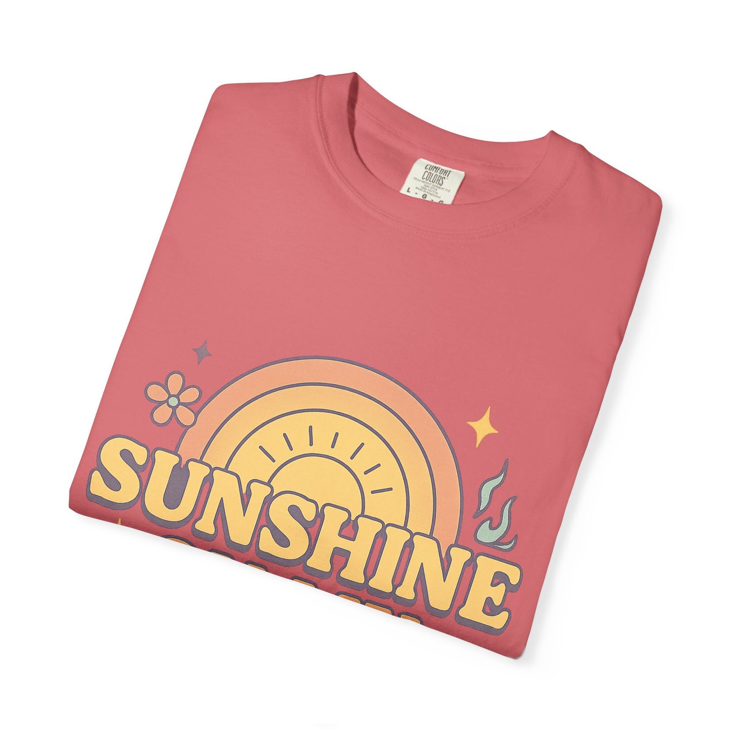 Sunshine Mind T-shirt, Unisex Vintage Tee, Perfect Gift for Summer, Relaxed Casual Wear, Gift for Friends