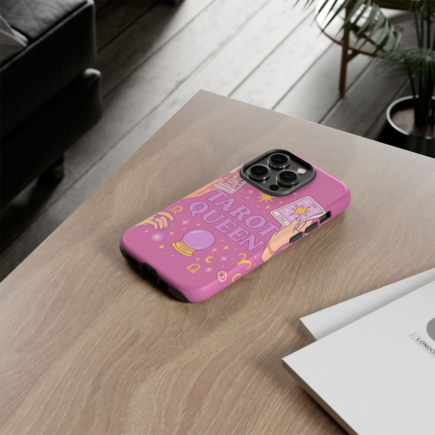 Tarot Queen Phone Case - Mystical Protection for Tarot Lovers, Astrology Gift, Phone Accessory, Witchy Vibe, Unique Smartphone Case