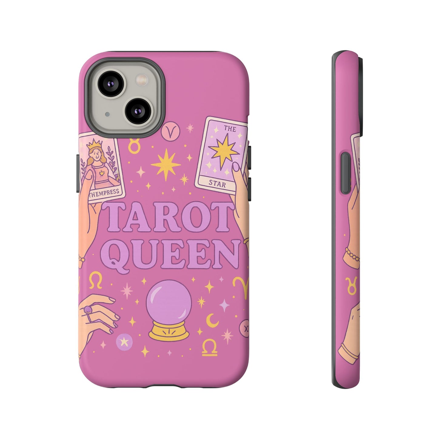 Tarot Queen Phone Case - Mystical Protection for Tarot Lovers, Astrology Gift, Phone Accessory, Witchy Vibe, Unique Smartphone Case