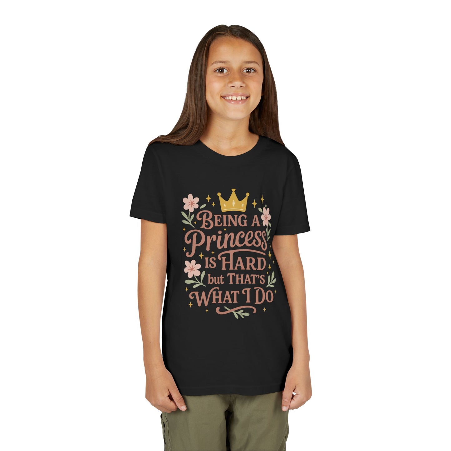 Youth Princess Tee - Perfect for Young Royalty | Fun Gift for Birthdays, Holidays, Dress-Up, Parties, Everyday Wear
