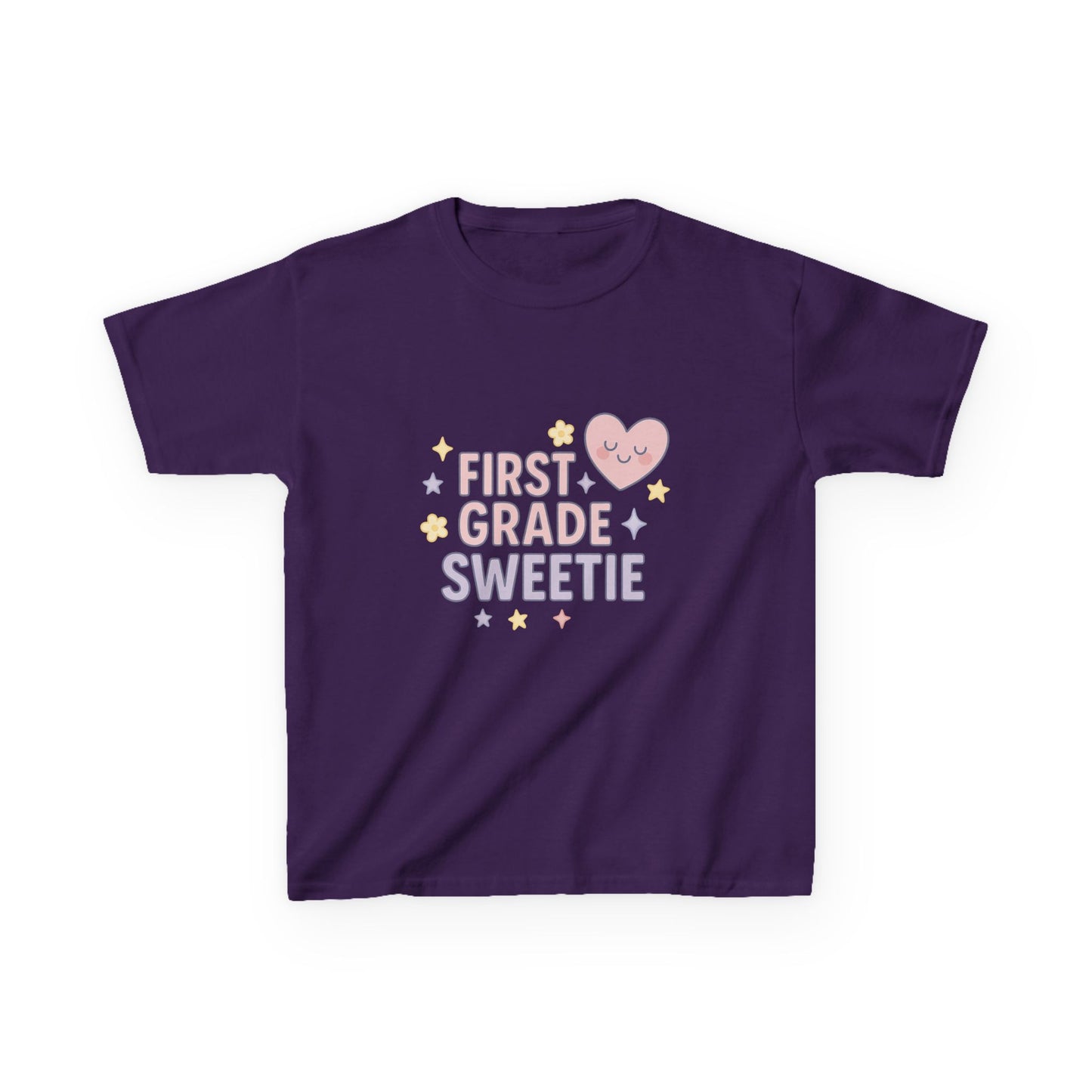 First Grade Sweetie Kids Tee - Cute Youth Cotton Shirt, Back to School Outfit, Children’s Gift, Birthday Gift, Classroom Apparel