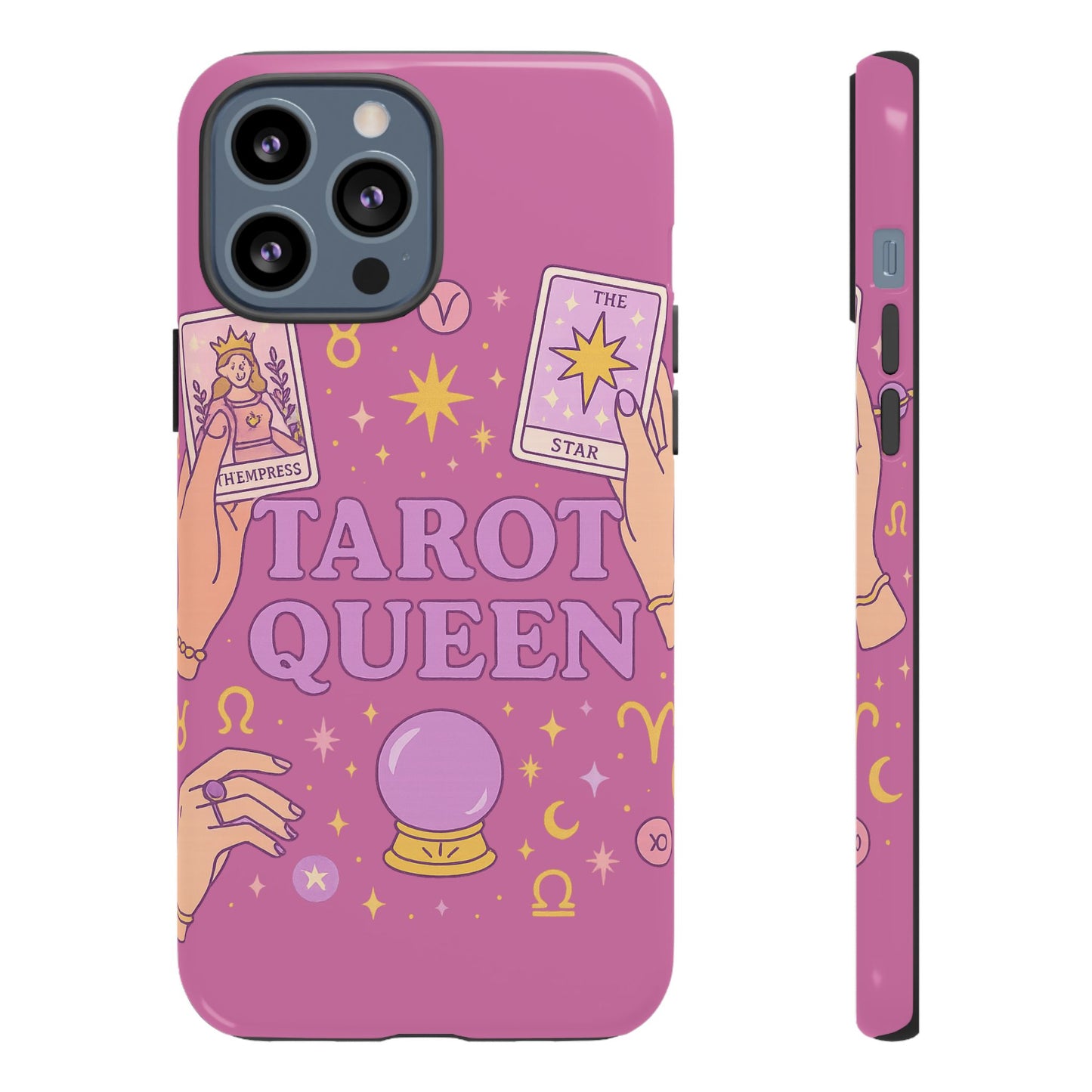 Tarot Queen Phone Case - Mystical Protection for Tarot Lovers, Astrology Gift, Phone Accessory, Witchy Vibe, Unique Smartphone Case