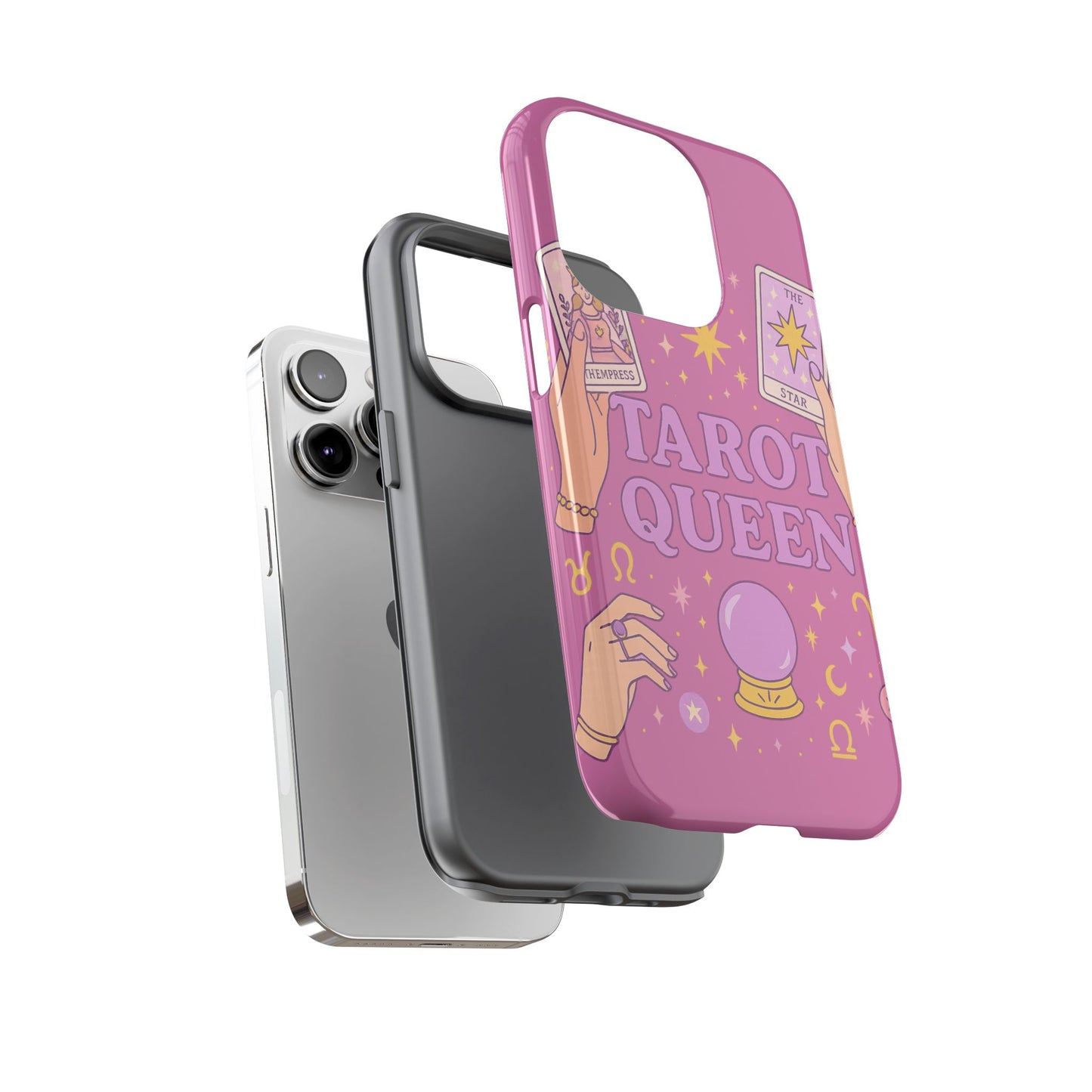 Tarot Queen Phone Case - Mystical Protection for Tarot Lovers, Astrology Gift, Phone Accessory, Witchy Vibe, Unique Smartphone Case
