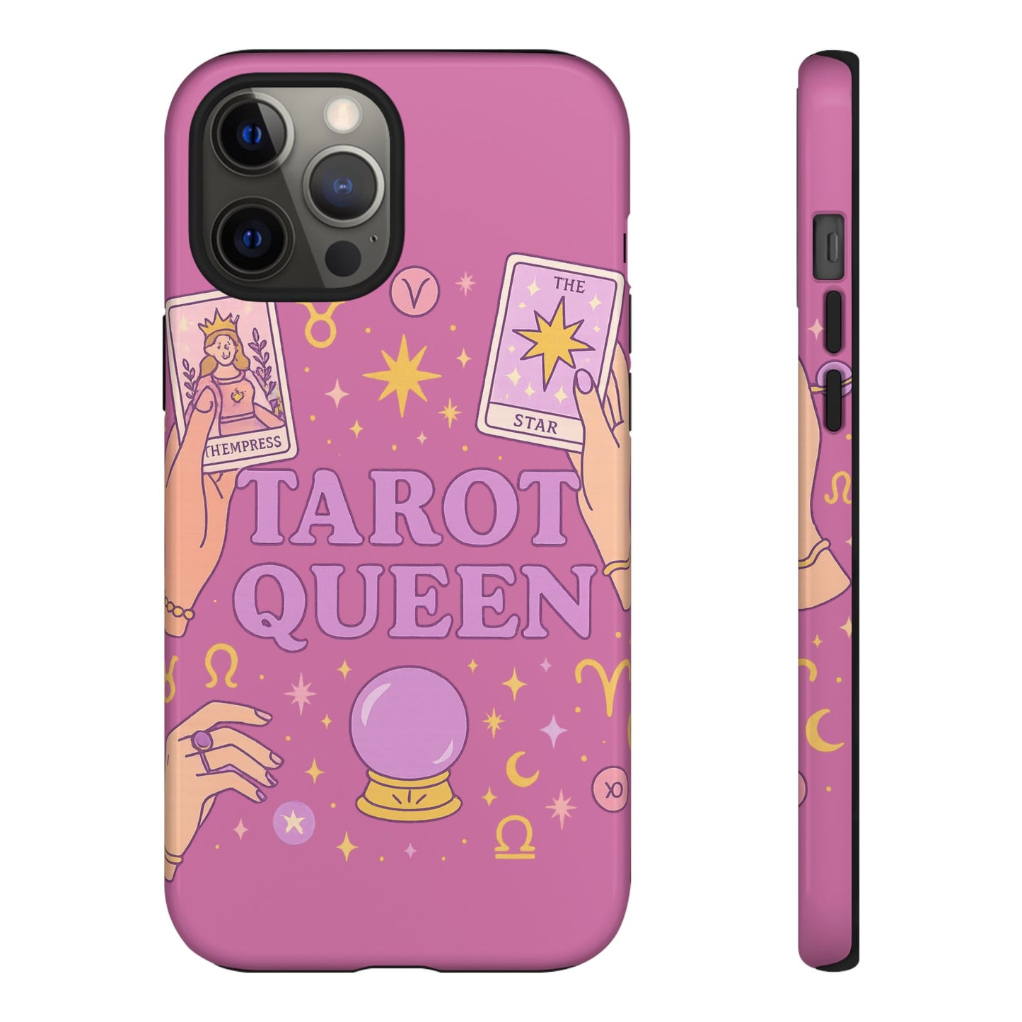 Tarot Queen Phone Case - Mystical Protection for Tarot Lovers, Astrology Gift, Phone Accessory, Witchy Vibe, Unique Smartphone Case