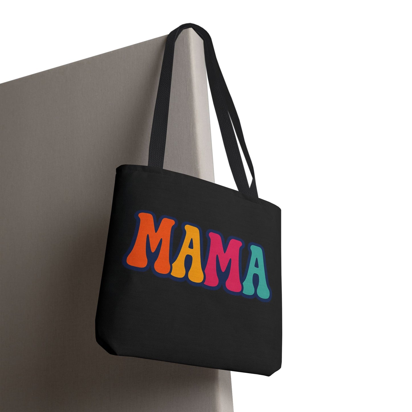 Colorful Mama Tote Bag, Gift for Moms, Reusable Shopping Bag, Stylish Handbag, Eco-Friendly Tote, Mother's Day Gift
