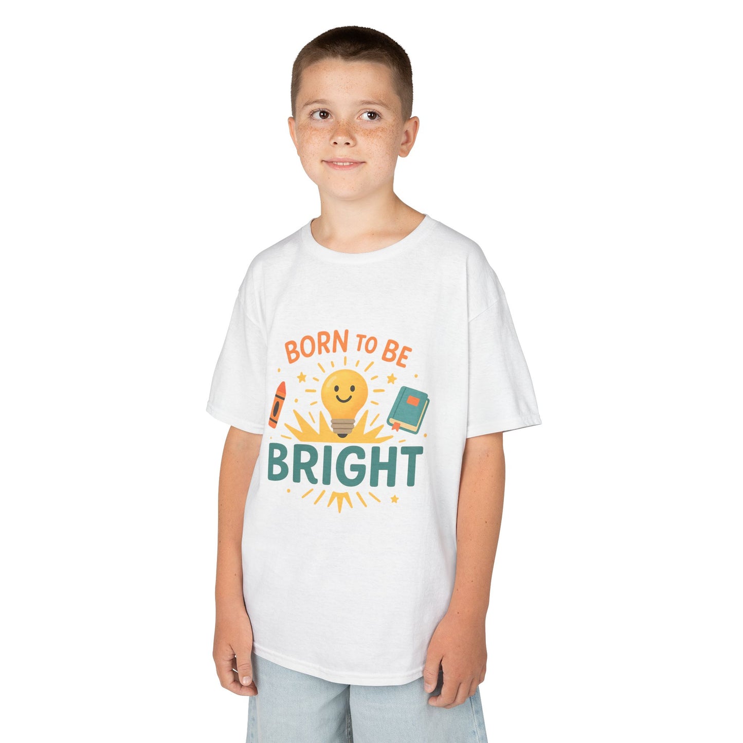 Bright & Cheerful Kids Tee, Fun Kids Shirt, Gift for School, Birthday Gift, Playful Clothing for Boys & Girls