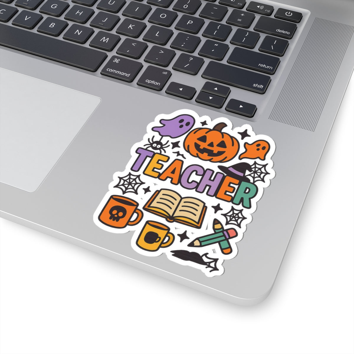 Fun Halloween Teacher Kiss-Cut Stickers, Classroom Decor, Back to School Gifts, Trick or Treat, Teacher Appreciation, Spooky Stickers