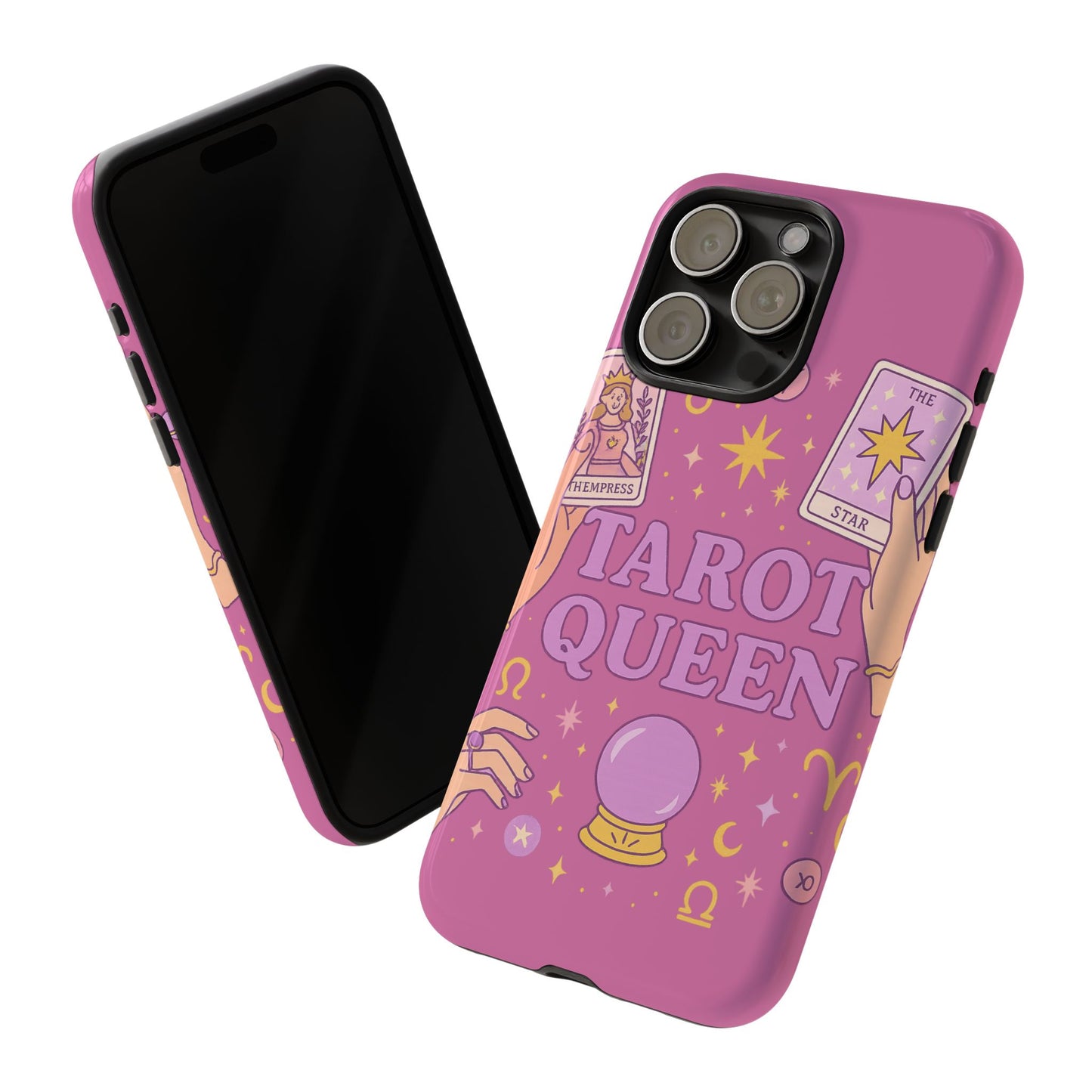 Tarot Queen Phone Case - Mystical Protection for Tarot Lovers, Astrology Gift, Phone Accessory, Witchy Vibe, Unique Smartphone Case