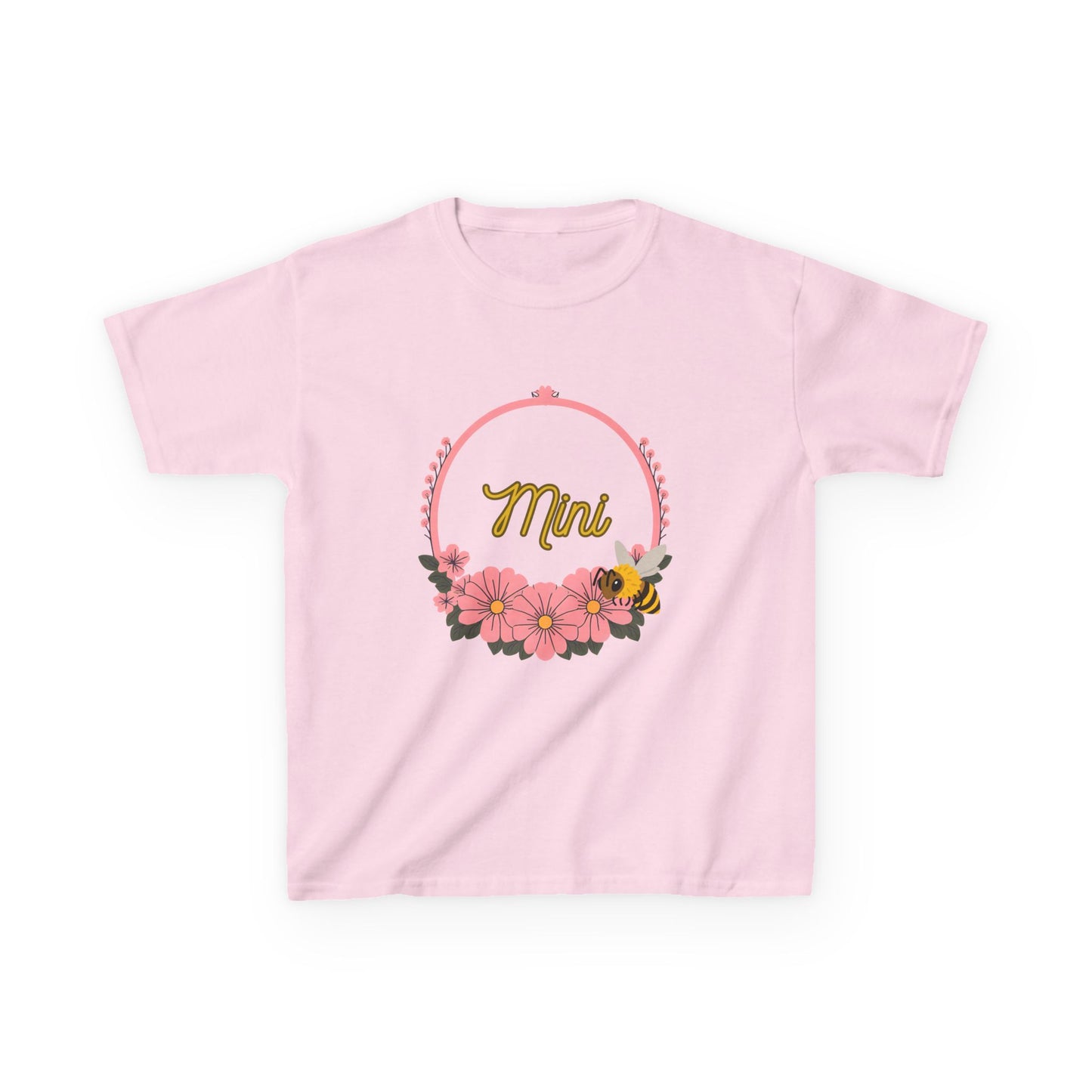 Floral Kids Tee - Mini Bee Design, Children's Shirt, Gift for Little Ones, Spring Outfit, Birthday Celebration