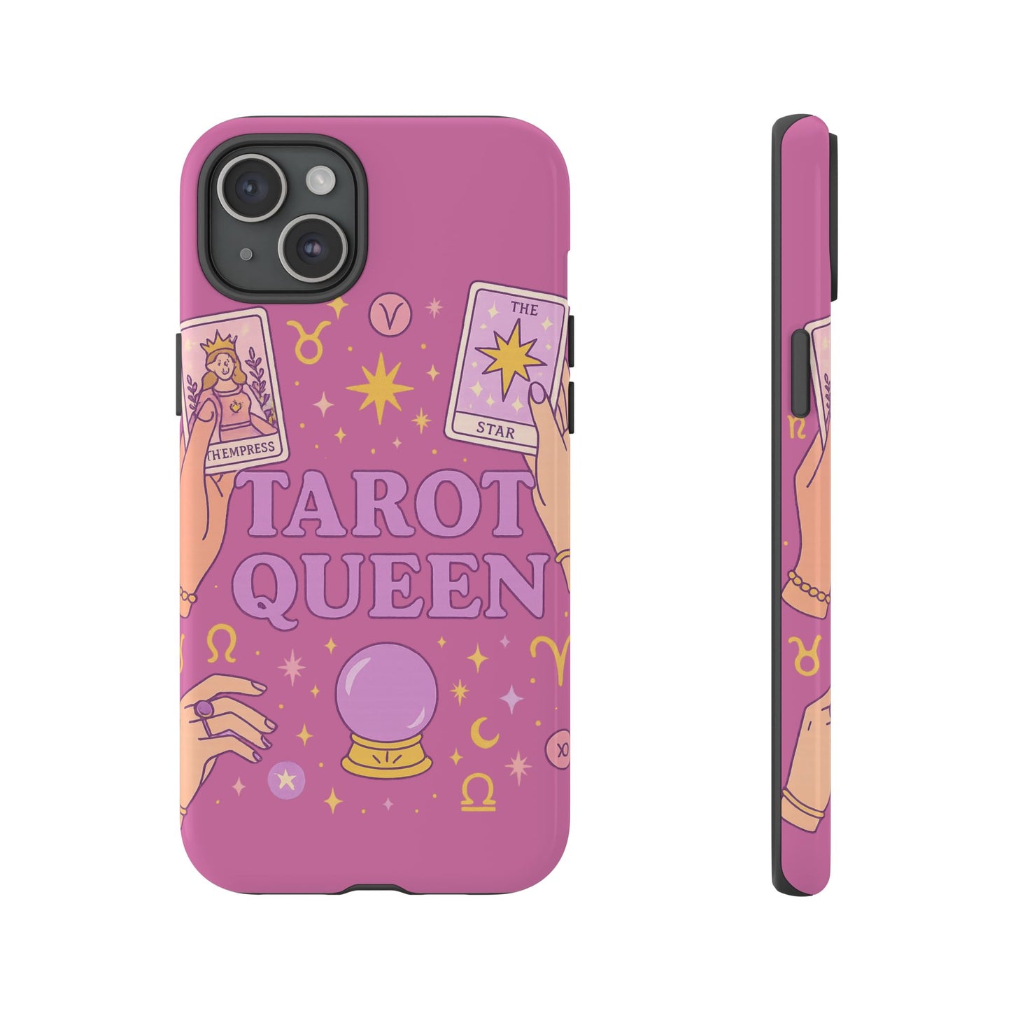 Tarot Queen Phone Case - Mystical Protection for Tarot Lovers, Astrology Gift, Phone Accessory, Witchy Vibe, Unique Smartphone Case