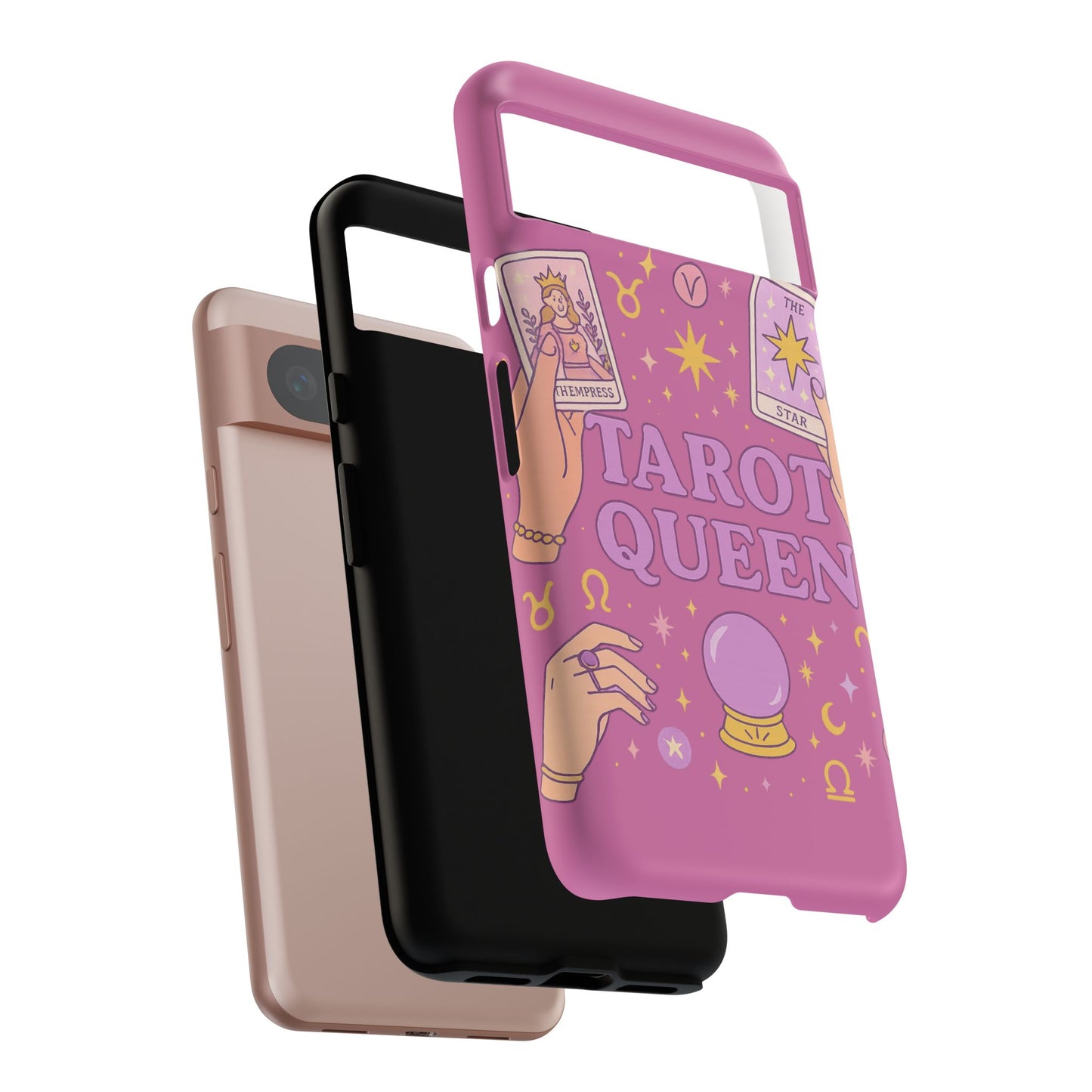 Tarot Queen Phone Case - Mystical Protection for Tarot Lovers, Astrology Gift, Phone Accessory, Witchy Vibe, Unique Smartphone Case