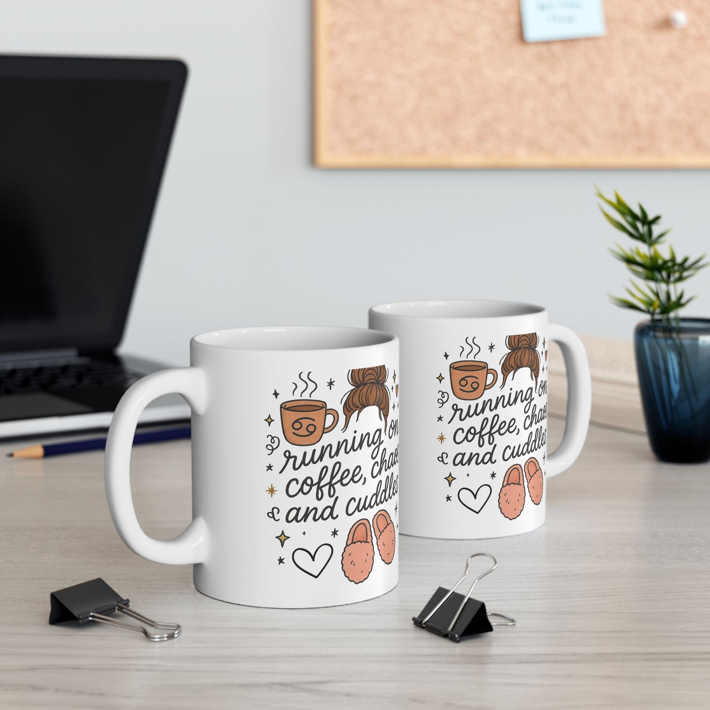 Cozy Ceramic Mug: Perfect for Caffeine Lovers, Coffee Enthusiasts, Gift for Friends, Home Office Accessories, Cute Mug