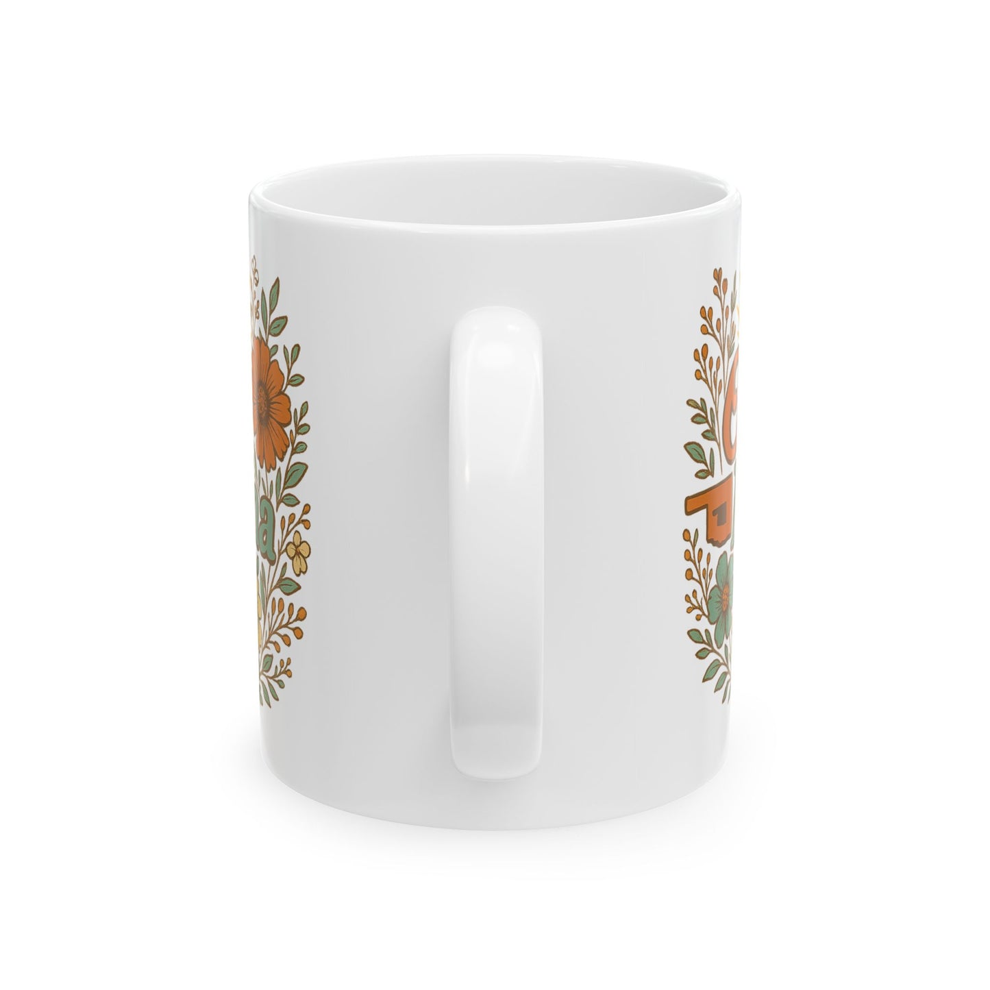 Floral Mother's Day Ceramic Mug | Gift for Mom | Coffee Cup | Tea Lover | 11oz & 15oz | Unique Home Decor | Present for Her