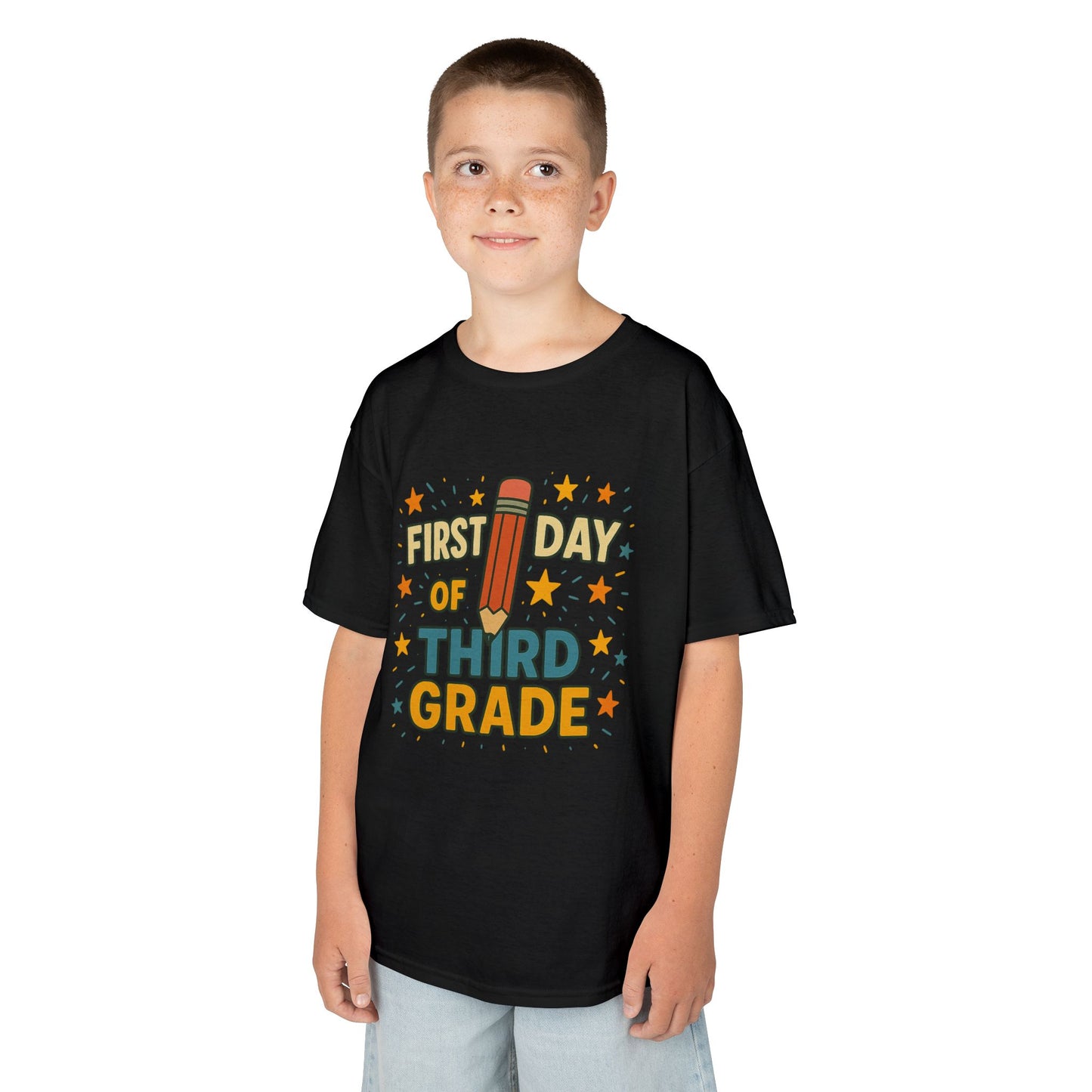 Kids First Day of Third Grade Tee, Back to School Shirt, Teacher Gift, Fun Kids Tee, School Celebration Apparel