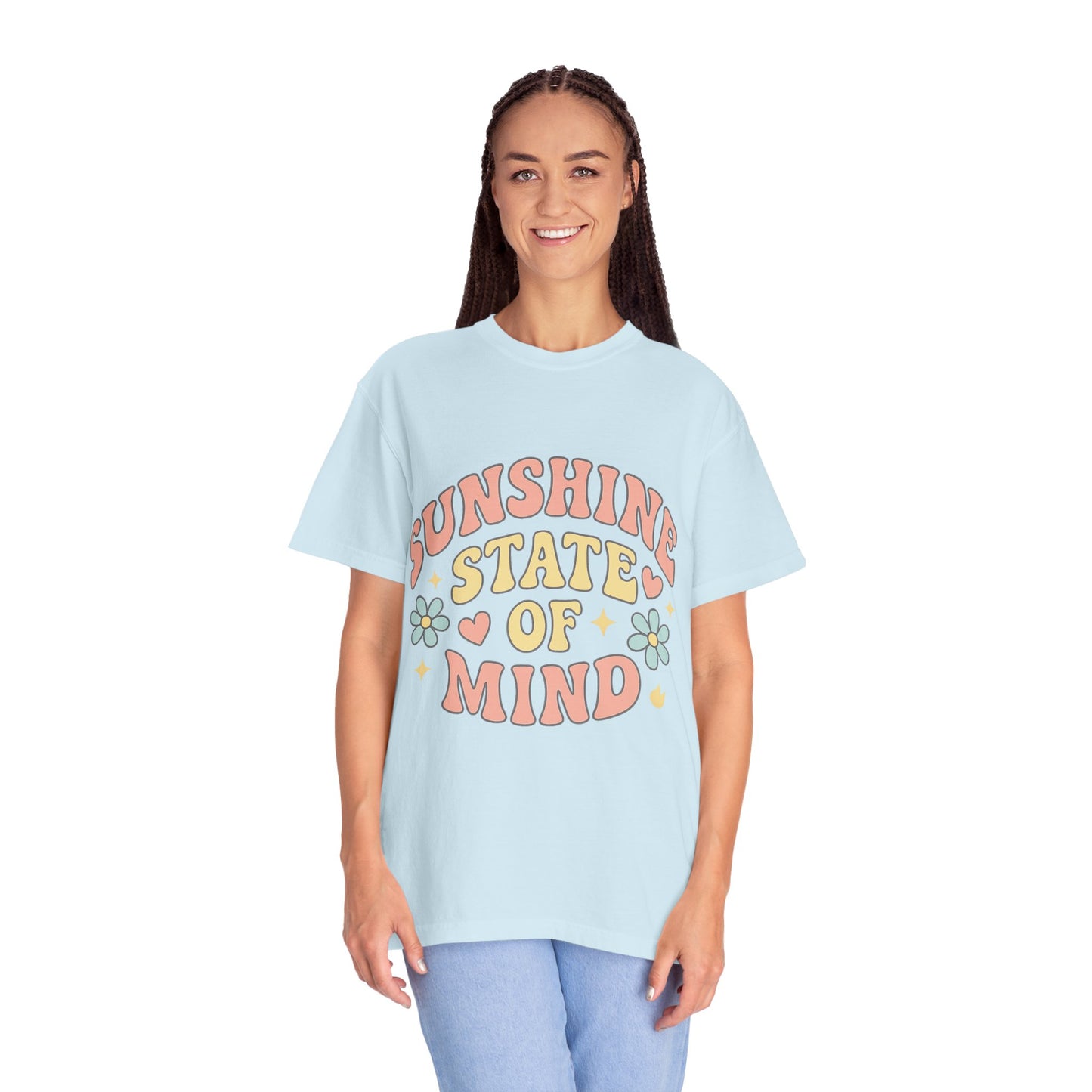 Sunshine State of Mind T-shirt, Summer Vibes Tee, Unisex Casual Wear, Gift for Friends, Retro Inspired Shirt