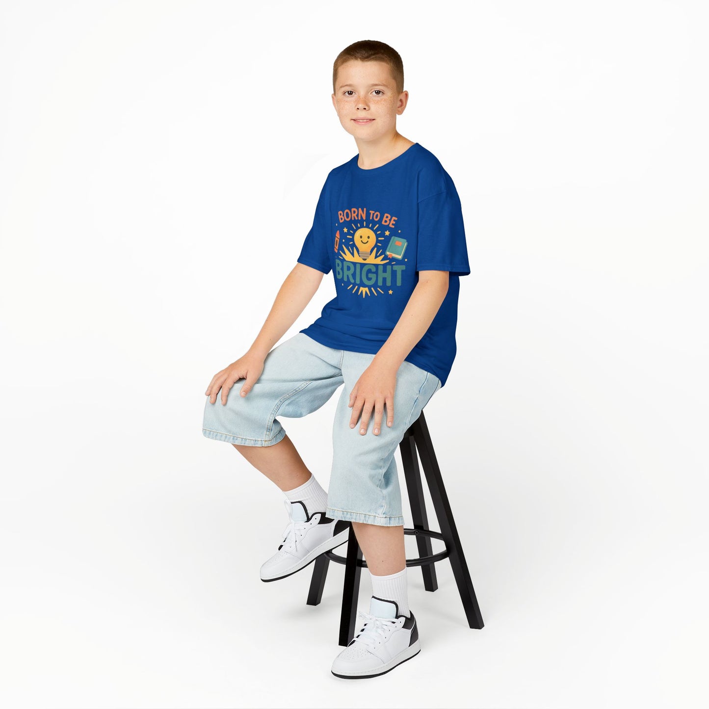 Bright & Cheerful Kids Tee, Fun Kids Shirt, Gift for School, Birthday Gift, Playful Clothing for Boys & Girls