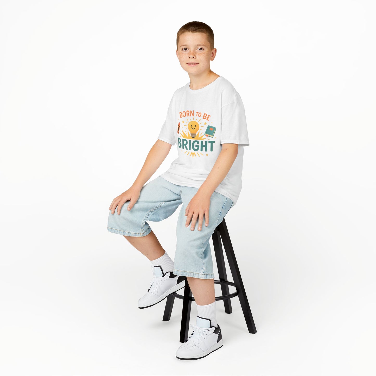 Bright & Cheerful Kids Tee, Fun Kids Shirt, Gift for School, Birthday Gift, Playful Clothing for Boys & Girls