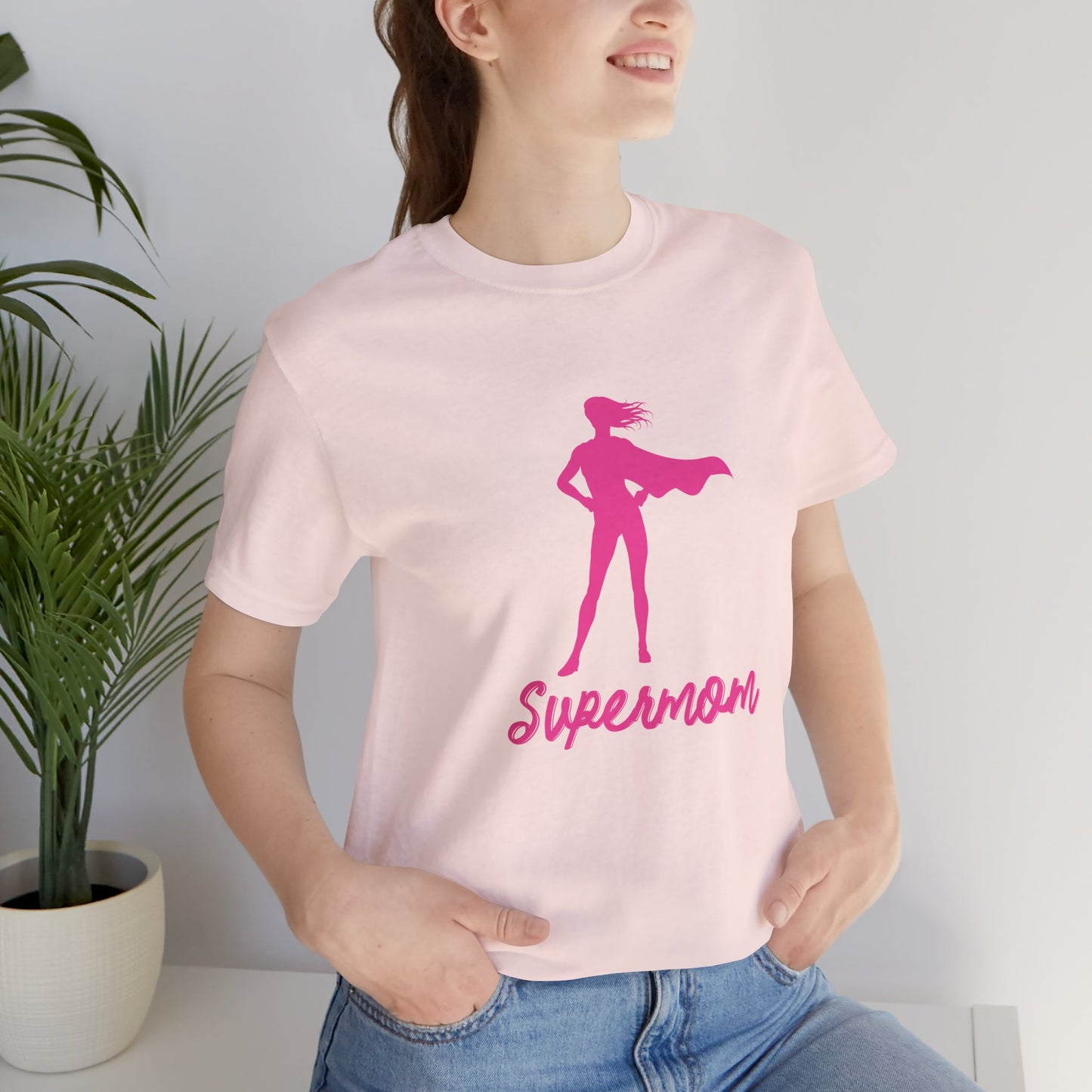 Supermom Hero Tee, Unisex T-Shirt for Mothers, Gifts for Moms, Mother's Day Shirt, Funny Mom tee, Casual Everyday Wear