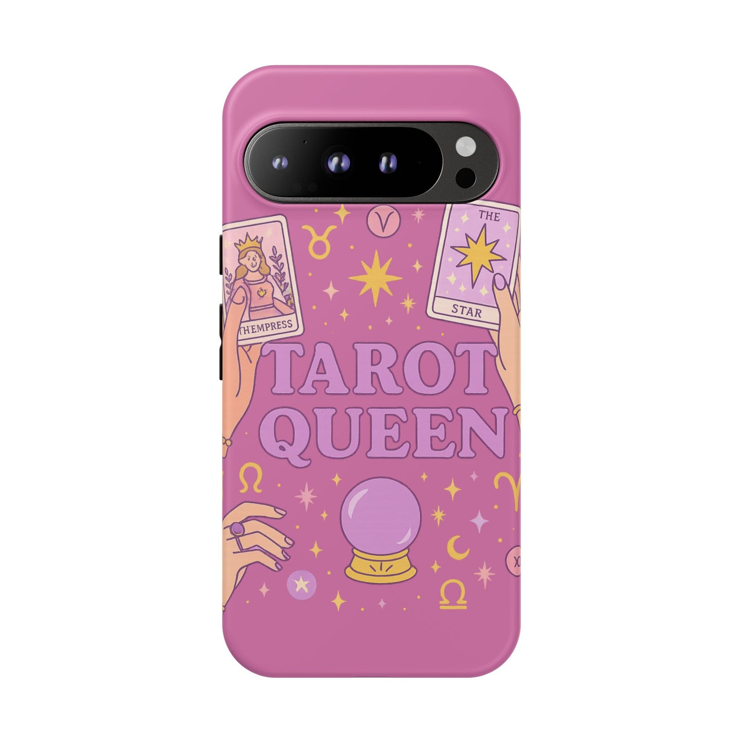 Tarot Queen Phone Case - Mystical Protection for Tarot Lovers, Astrology Gift, Phone Accessory, Witchy Vibe, Unique Smartphone Case