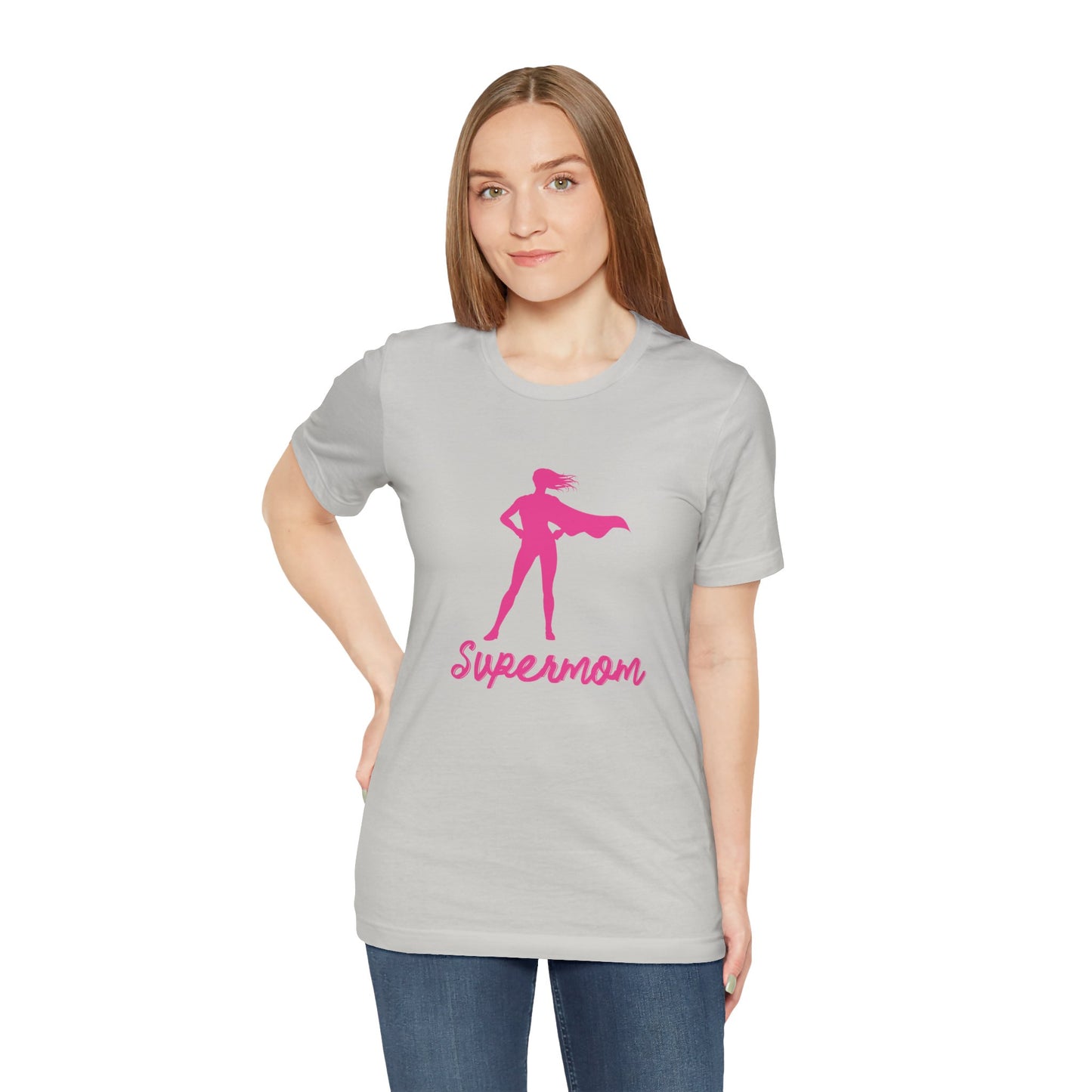 Supermom Hero Tee, Unisex T-Shirt for Mothers, Gifts for Moms, Mother's Day Shirt, Funny Mom tee, Casual Everyday Wear