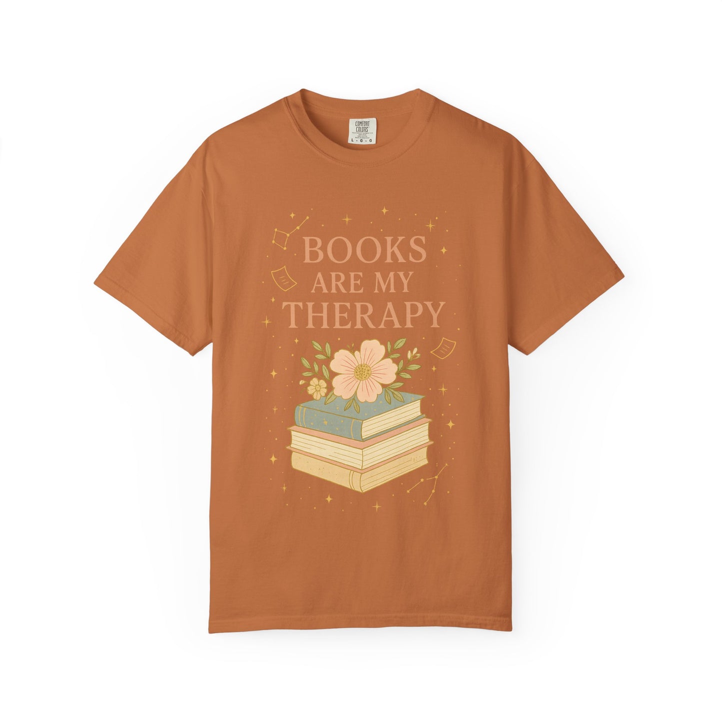 Book Lover's Therapy T-shirt | Unisex Gift for Readers, Cozy Casual Wear, Bookish Apparel, Reading Enthusiast Gift, Literary T-shirt
