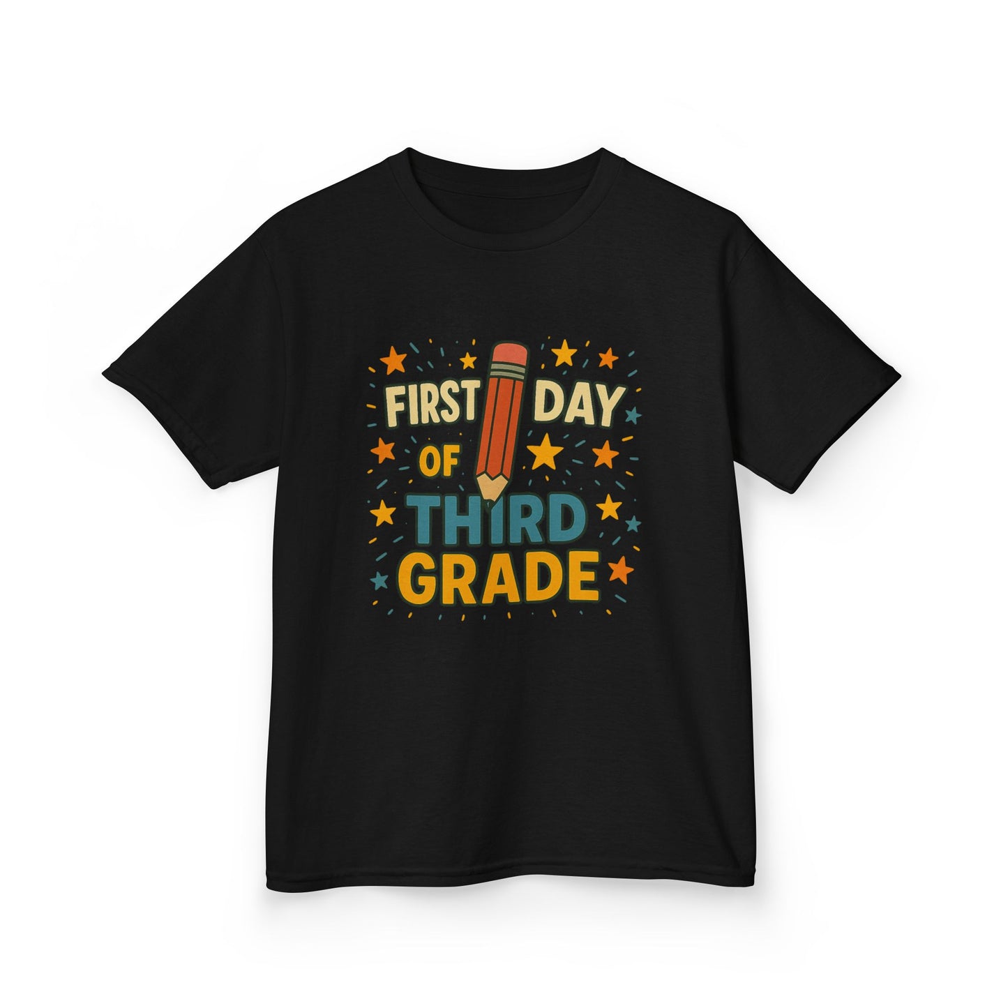 Kids First Day of Third Grade Tee, Back to School Shirt, Teacher Gift, Fun Kids Tee, School Celebration Apparel