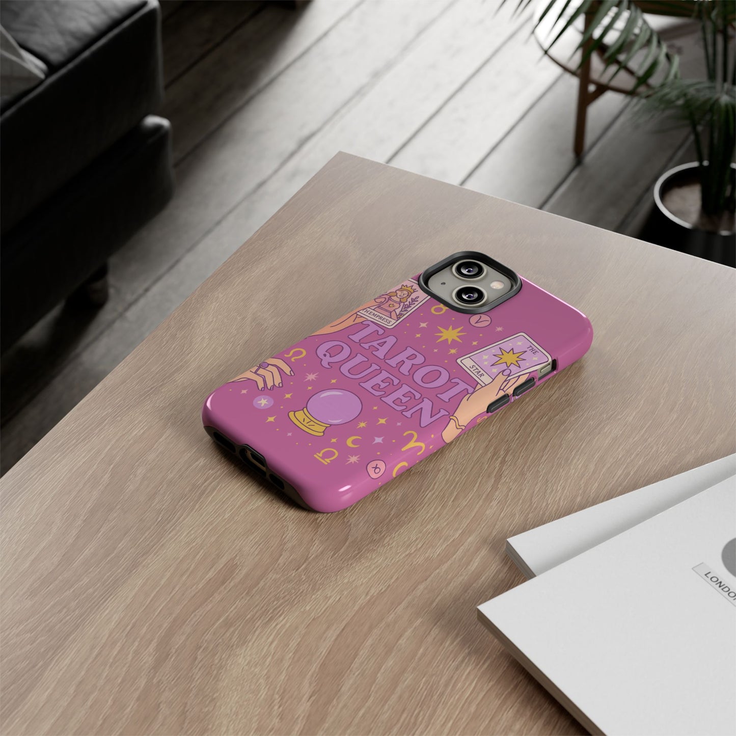 Tarot Queen Phone Case - Mystical Protection for Tarot Lovers, Astrology Gift, Phone Accessory, Witchy Vibe, Unique Smartphone Case
