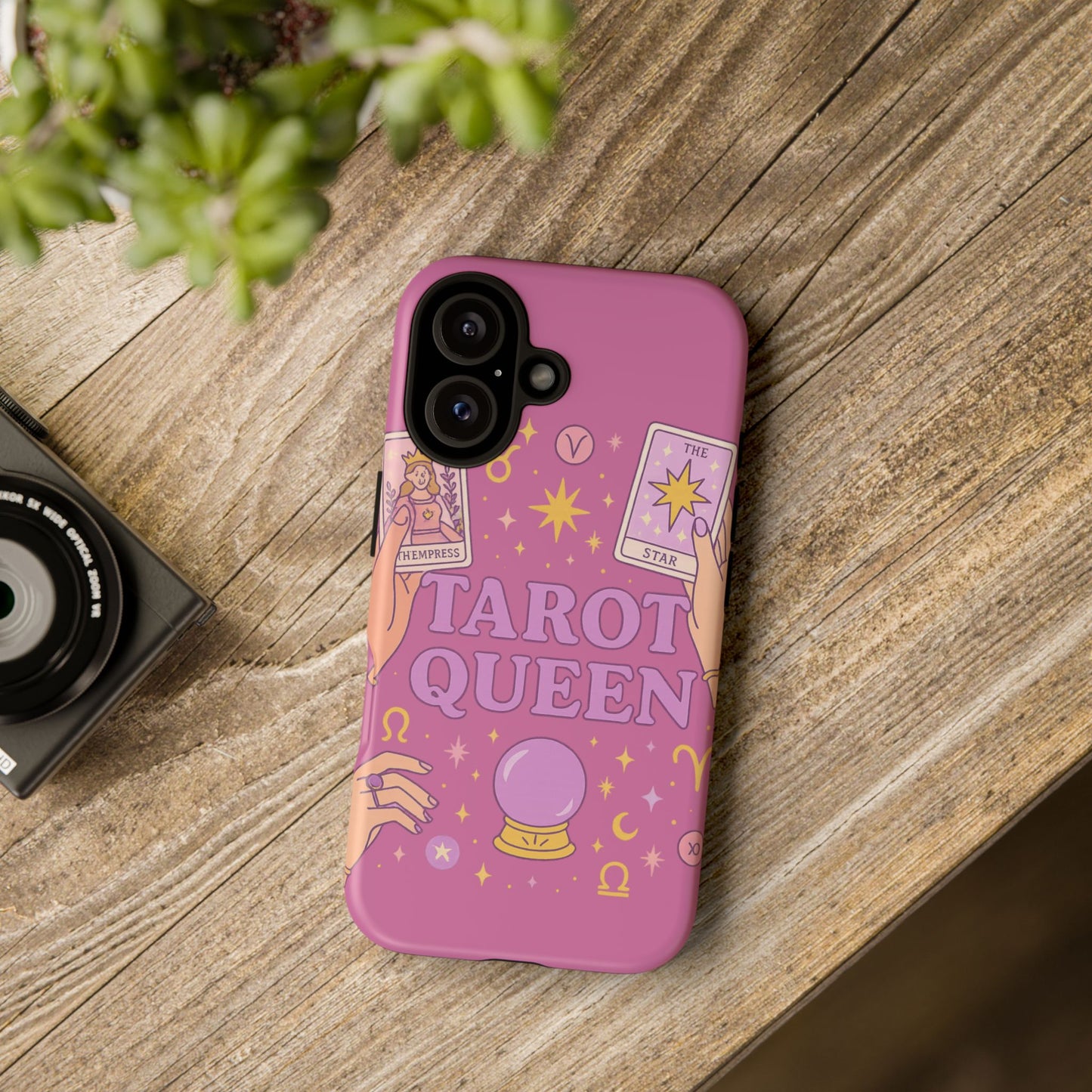 Tarot Queen Phone Case - Mystical Protection for Tarot Lovers, Astrology Gift, Phone Accessory, Witchy Vibe, Unique Smartphone Case
