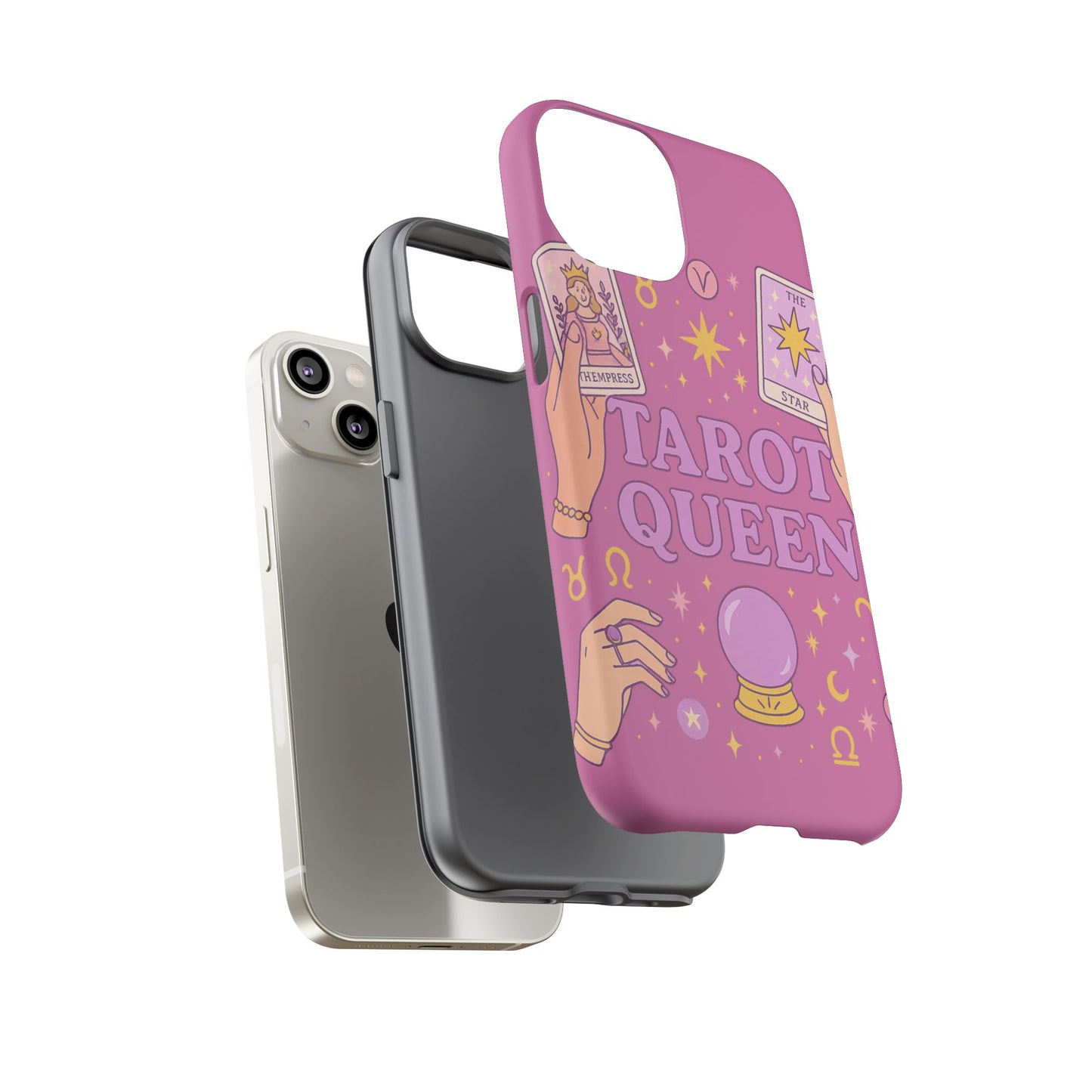 Tarot Queen Phone Case - Mystical Protection for Tarot Lovers, Astrology Gift, Phone Accessory, Witchy Vibe, Unique Smartphone Case