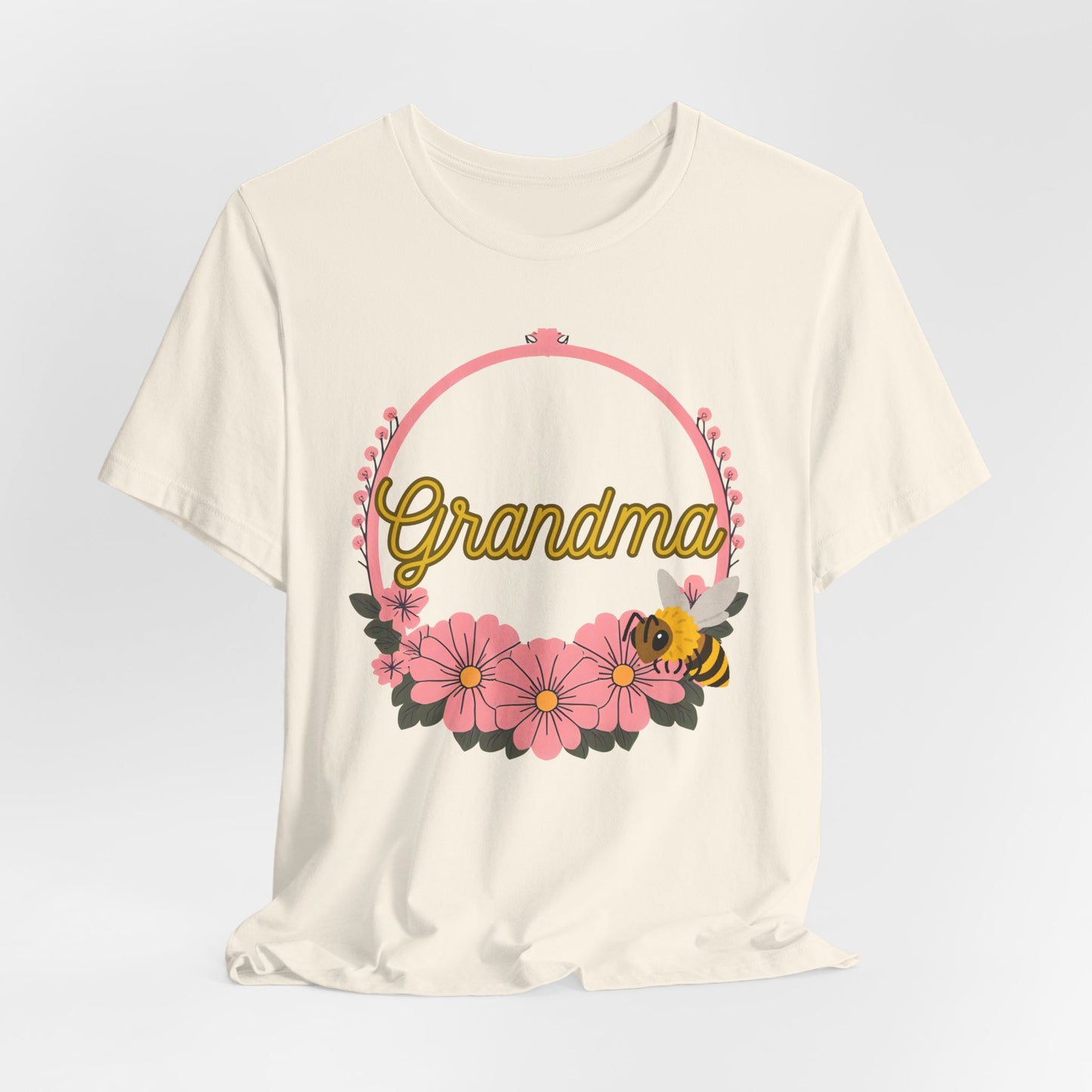 Grandma Floral Bee Shirt