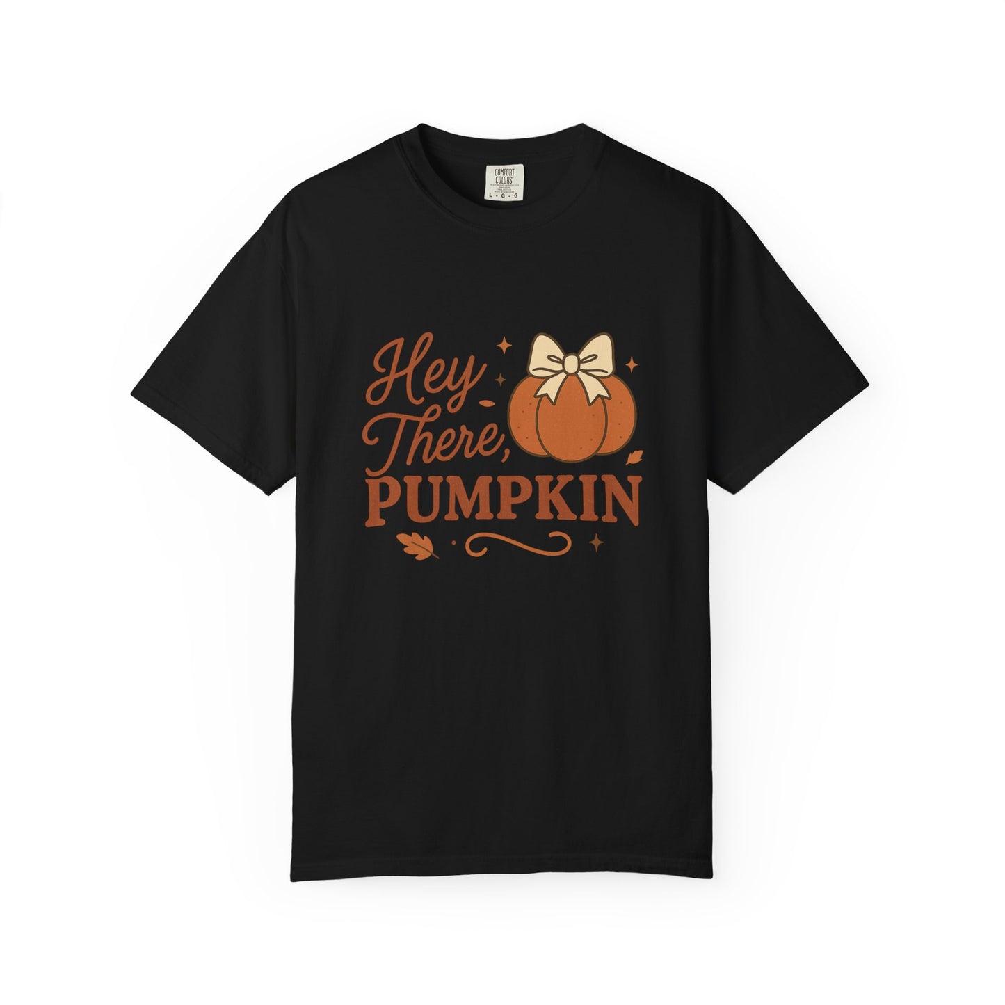 Hey There Pumpkin Comfort Colors T-Shirt, Cozy Autumn Tee for Halloween, Pumpkin Lover Gift, Fall Celebration Top, Seasonal Wear