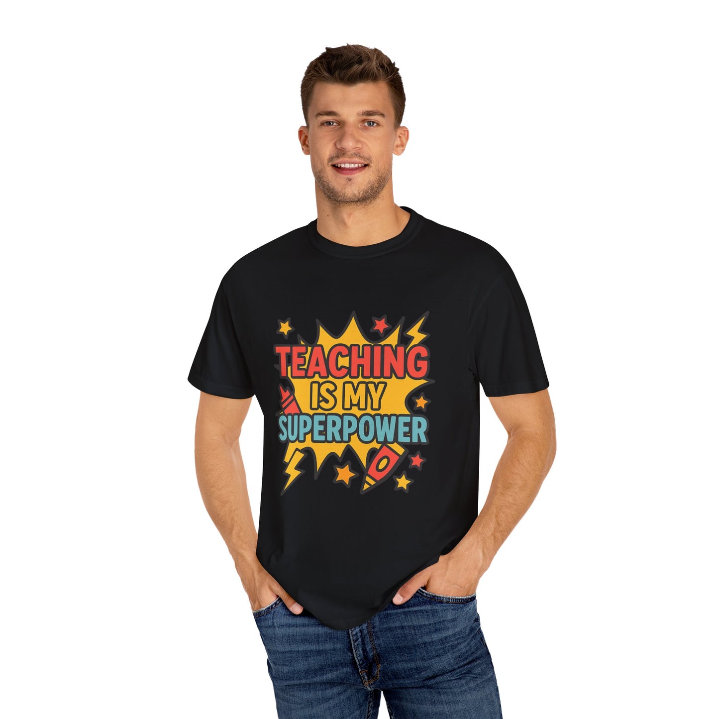 Teacher T-shirt - 'Teaching is My Superpower'