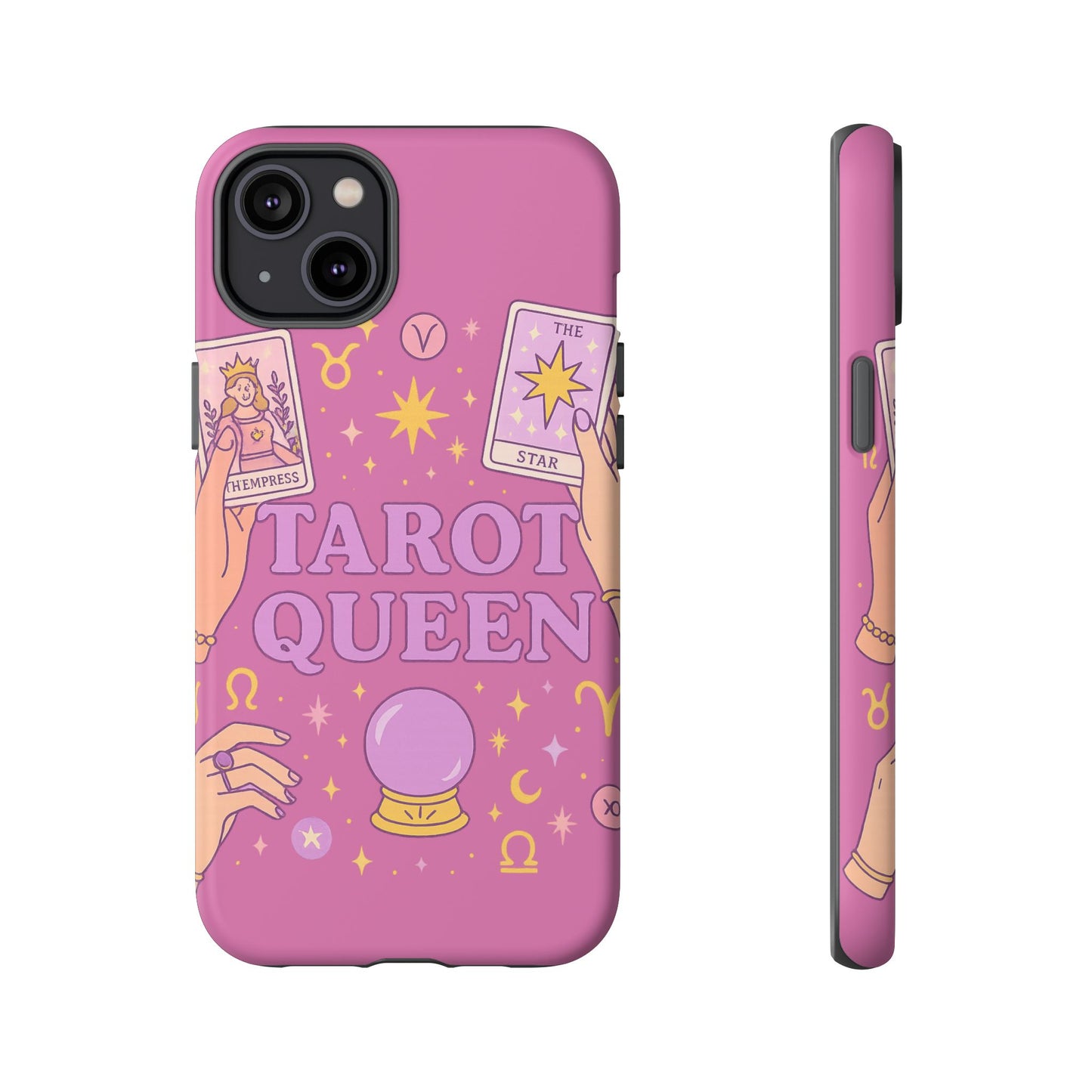 Tarot Queen Phone Case - Mystical Protection for Tarot Lovers, Astrology Gift, Phone Accessory, Witchy Vibe, Unique Smartphone Case