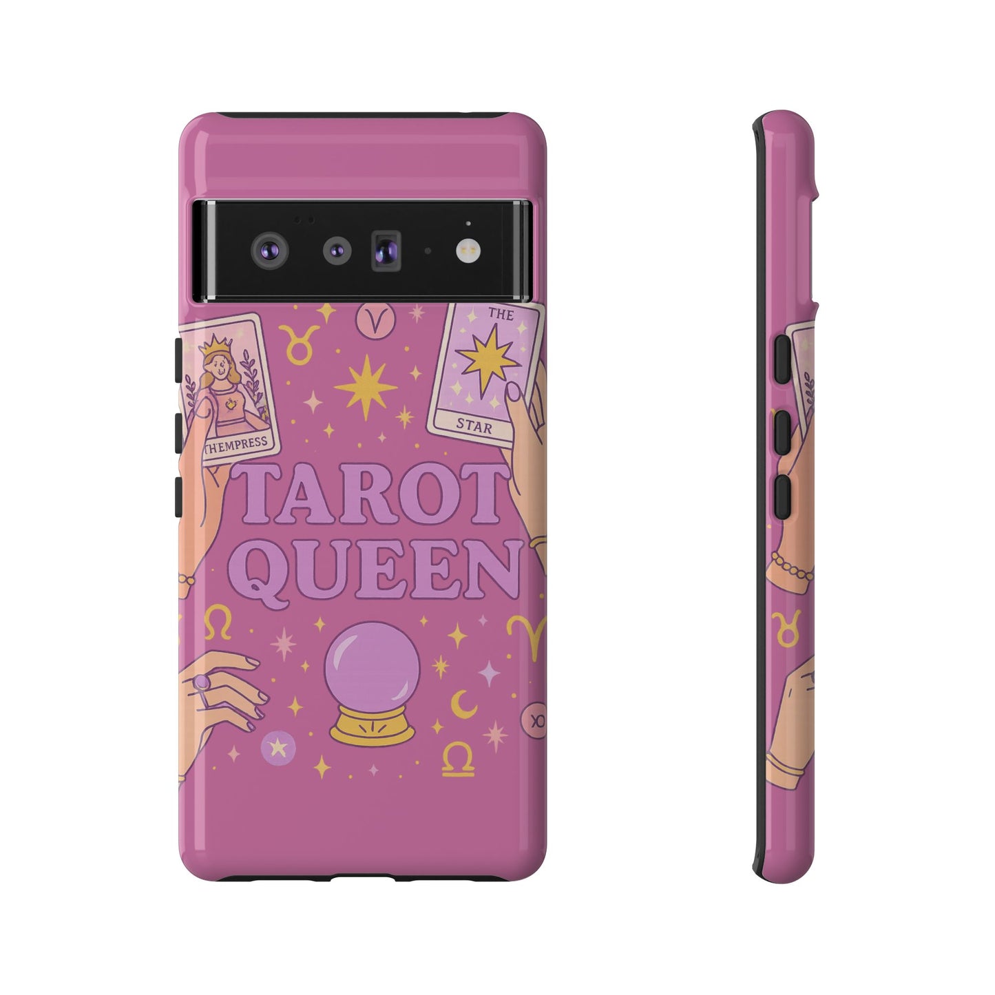 Tarot Queen Phone Case - Mystical Protection for Tarot Lovers, Astrology Gift, Phone Accessory, Witchy Vibe, Unique Smartphone Case