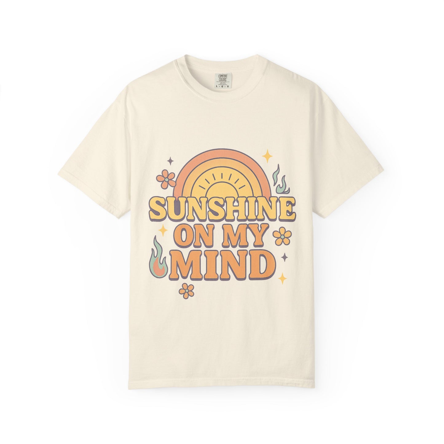 Sunshine Mind T-shirt, Unisex Vintage Tee, Perfect Gift for Summer, Relaxed Casual Wear, Gift for Friends