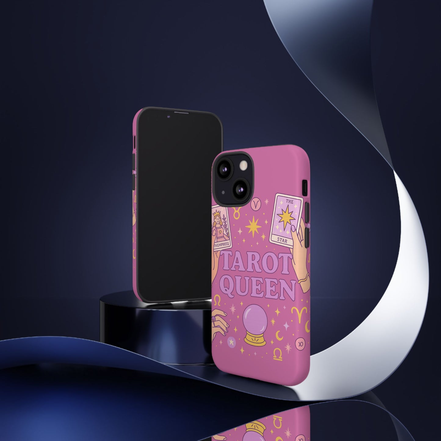 Tarot Queen Phone Case - Mystical Protection for Tarot Lovers, Astrology Gift, Phone Accessory, Witchy Vibe, Unique Smartphone Case