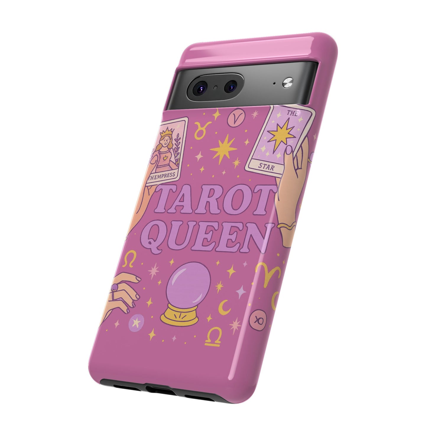 Tarot Queen Phone Case - Mystical Protection for Tarot Lovers, Astrology Gift, Phone Accessory, Witchy Vibe, Unique Smartphone Case