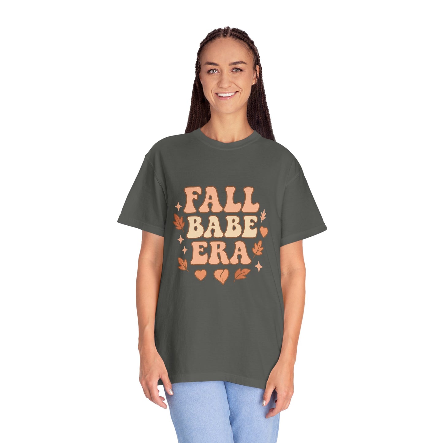 Fall Babe Era Comfort Colors T-shirt, Cozy Autumn Tee, Seasonal Fashion, Cute Graphic Shirt, Thanksgiving Outfit