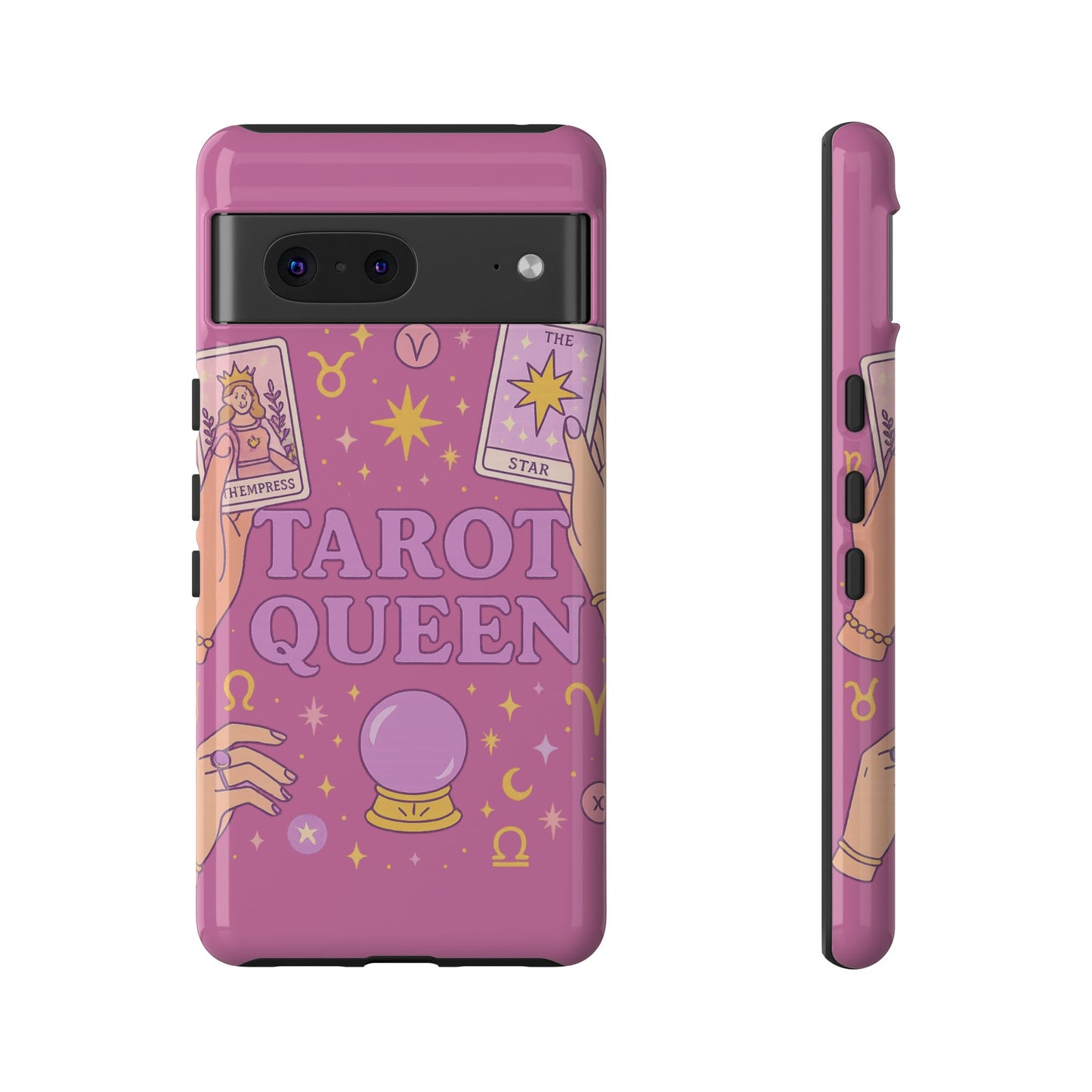 Tarot Queen Phone Case - Mystical Protection for Tarot Lovers, Astrology Gift, Phone Accessory, Witchy Vibe, Unique Smartphone Case
