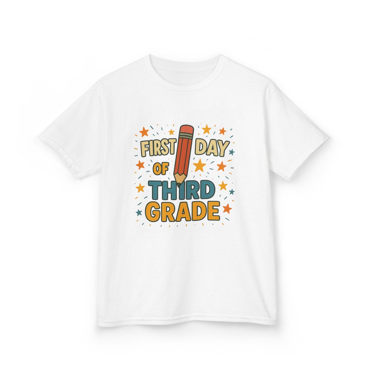 Kids First Day of Third Grade Tee, Back to School Shirt, Teacher Gift, Fun Kids Tee, School Celebration Apparel