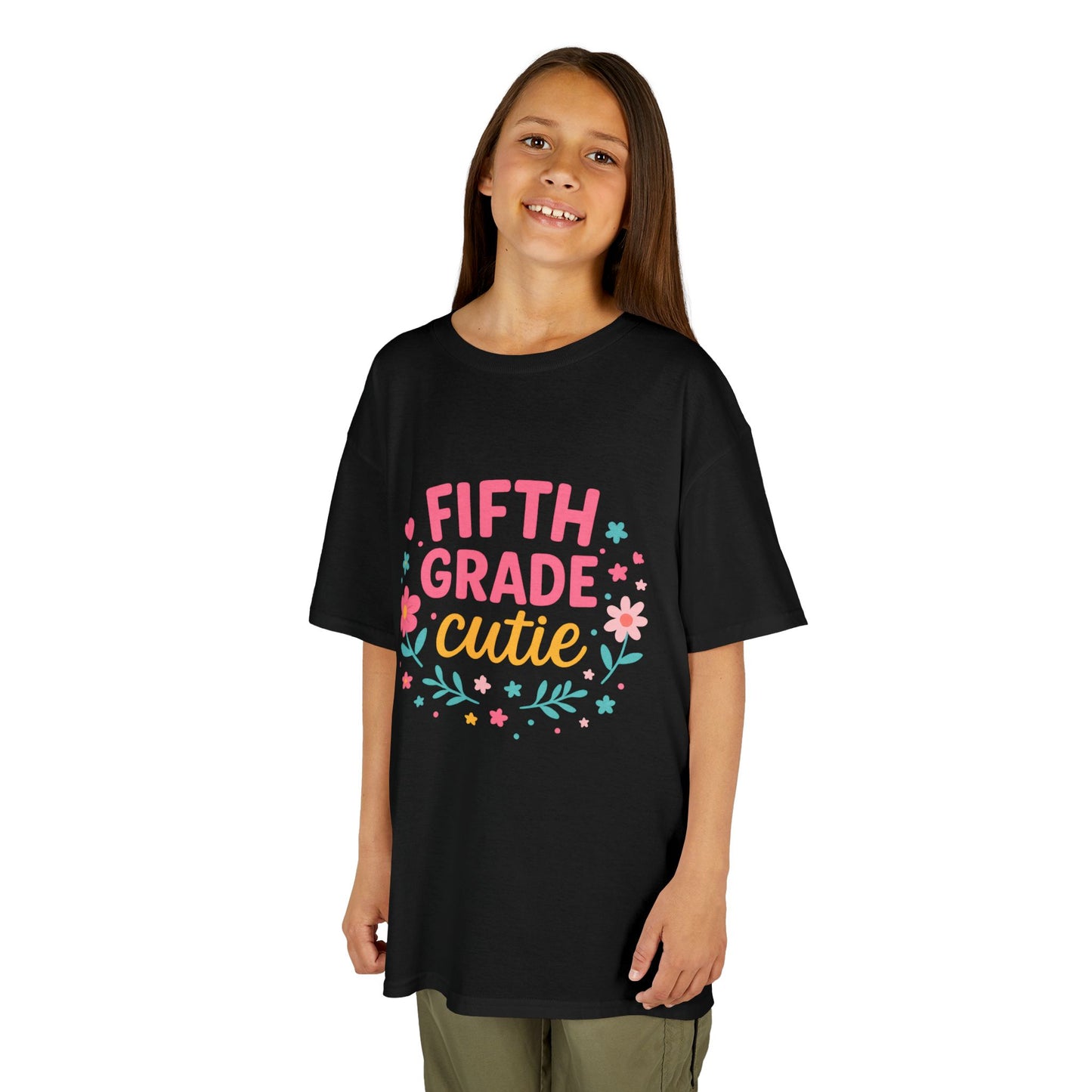 Fifth Grade Cuttie Kids Tee, Cute Kids Shirt, Graduation Gift, Back to School, Birthday Tee, Trendy Children’s Apparel