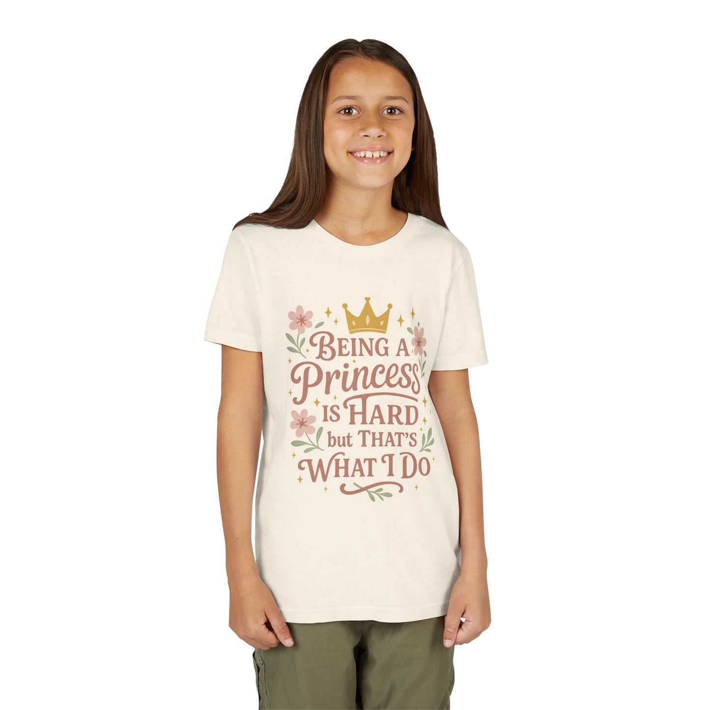 Youth Princess Tee - Perfect for Young Royalty | Fun Gift for Birthdays, Holidays, Dress-Up, Parties, Everyday Wear