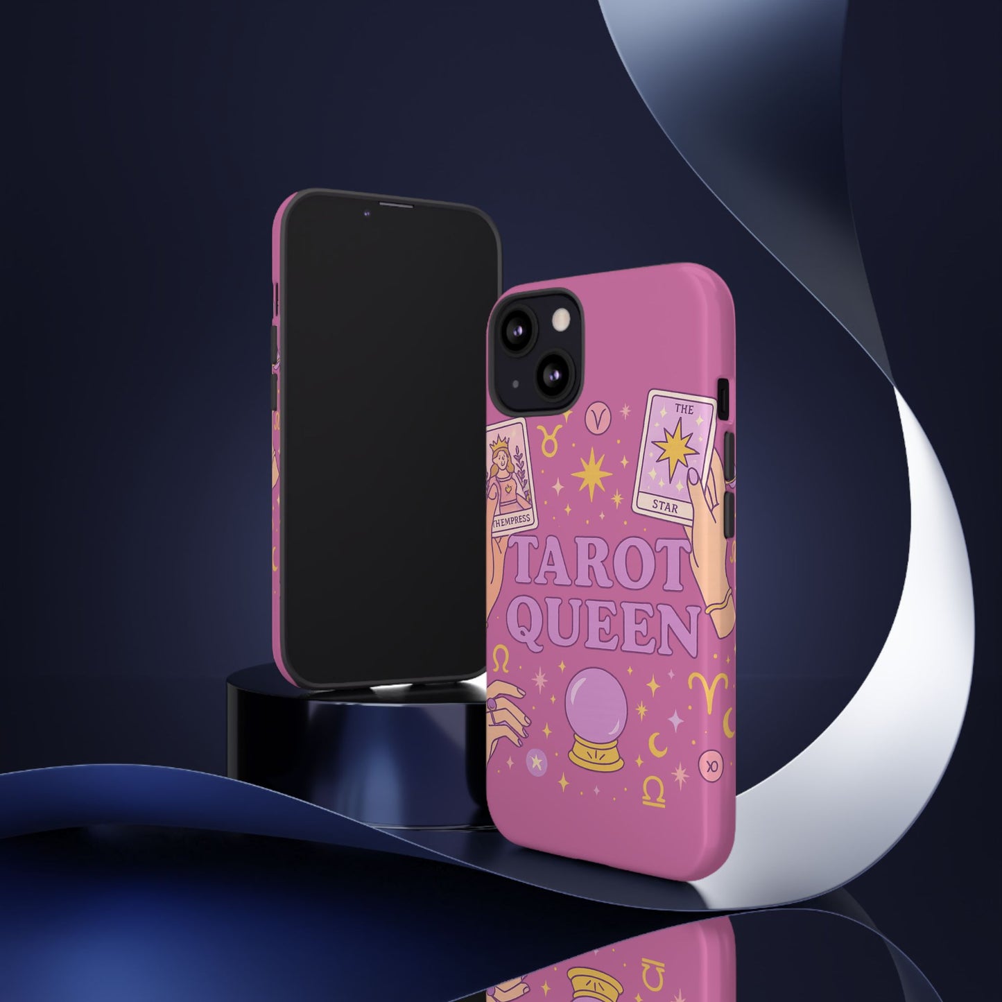 Tarot Queen Phone Case - Mystical Protection for Tarot Lovers, Astrology Gift, Phone Accessory, Witchy Vibe, Unique Smartphone Case