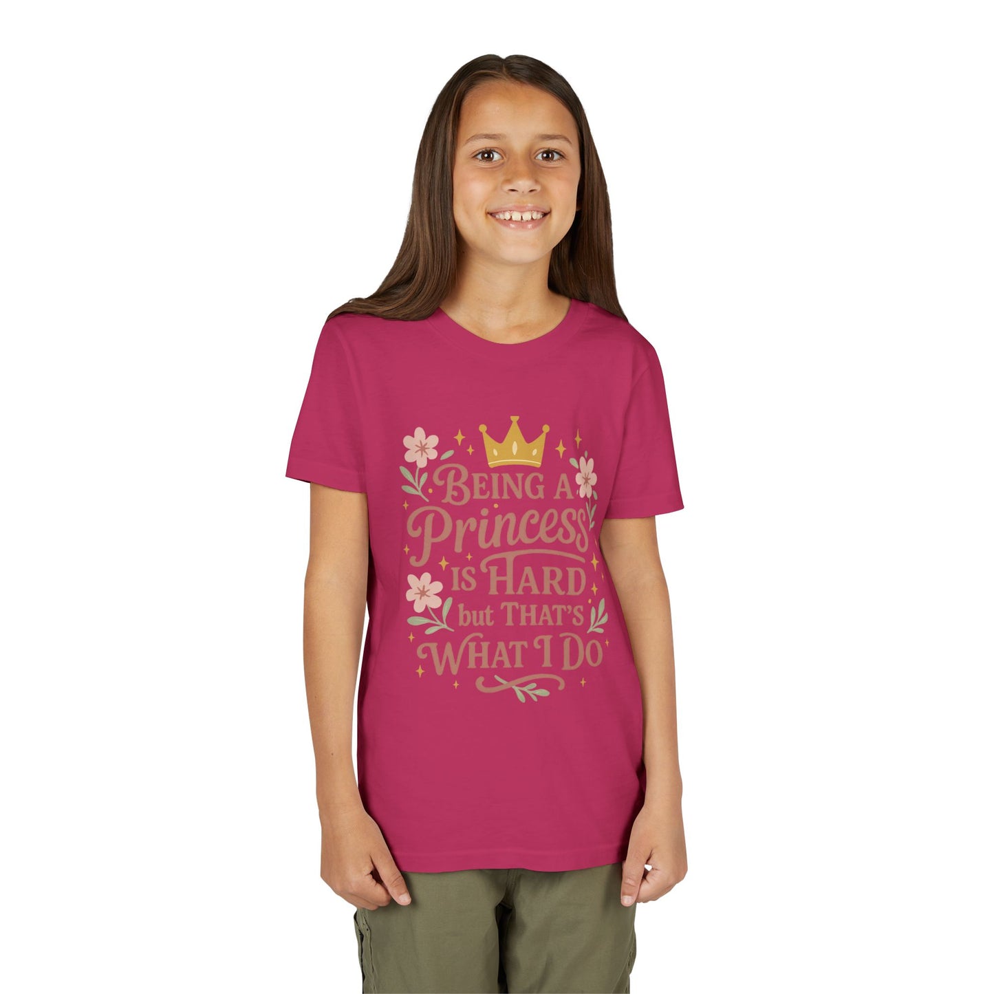 Youth Princess Tee - Perfect for Young Royalty | Fun Gift for Birthdays, Holidays, Dress-Up, Parties, Everyday Wear