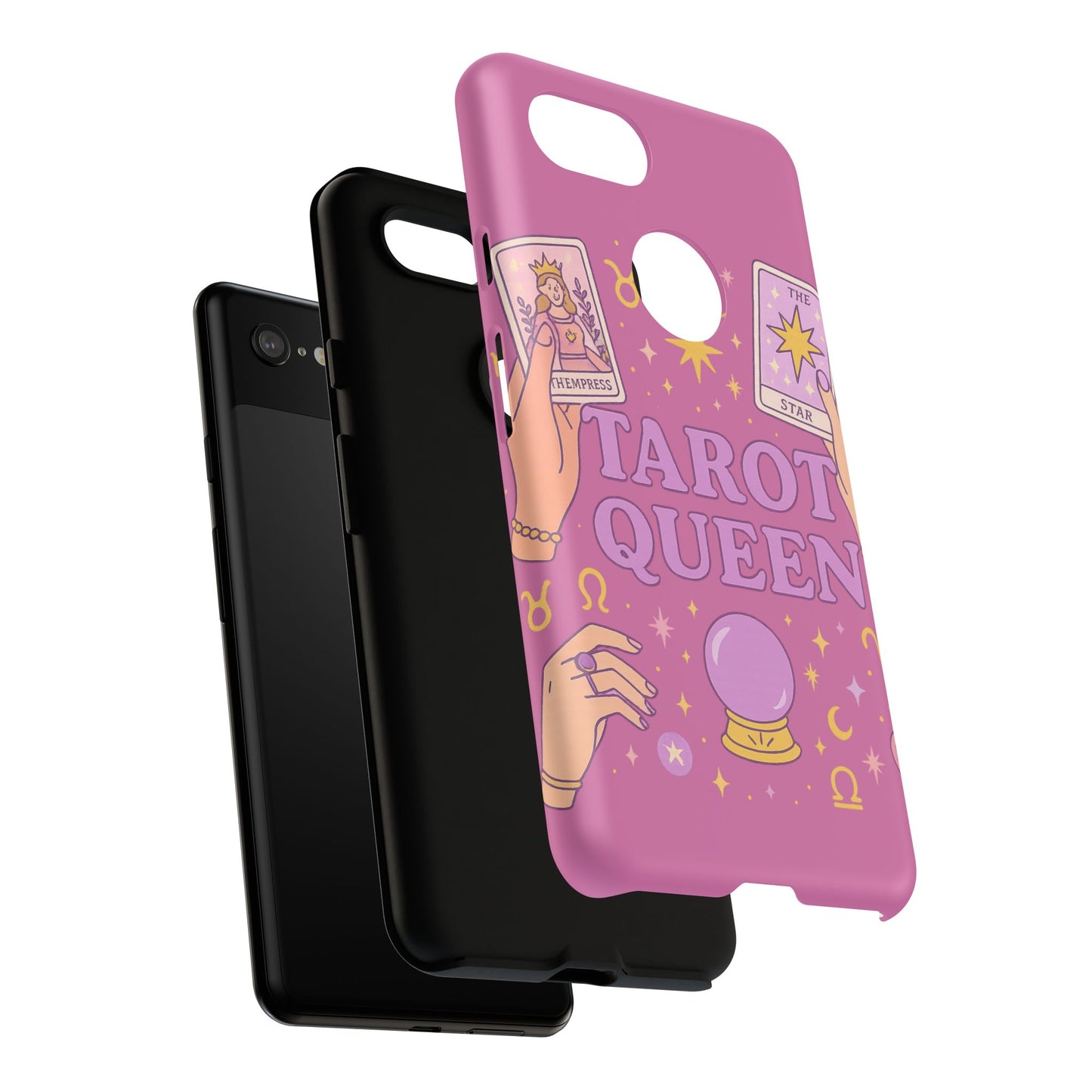 Tarot Queen Phone Case - Mystical Protection for Tarot Lovers, Astrology Gift, Phone Accessory, Witchy Vibe, Unique Smartphone Case