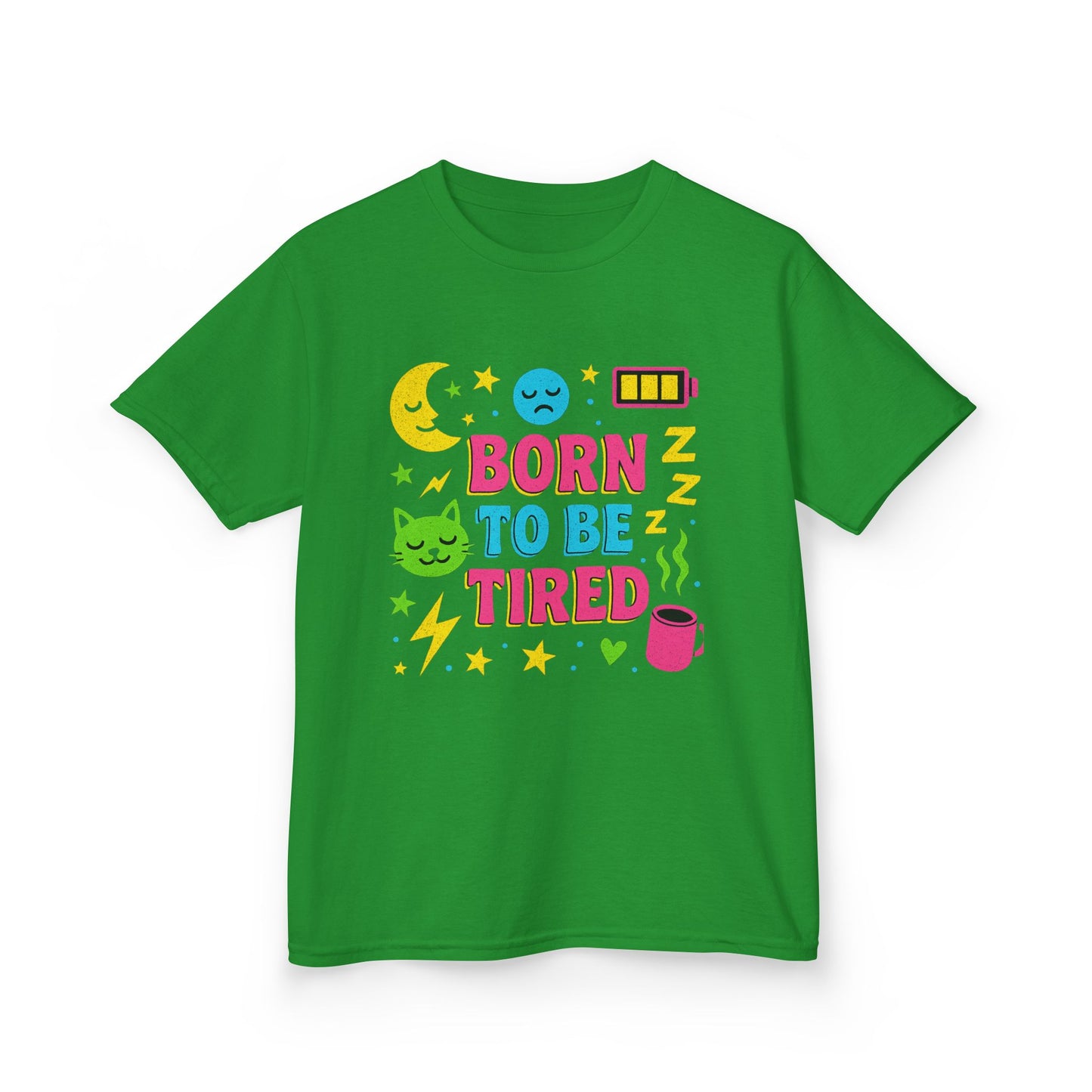 Kids Sleepy Graphic Tee - Perfect for Naptime, Fun Gift for Kids, Birthday Present, Sleepover, and Everyday Wear!