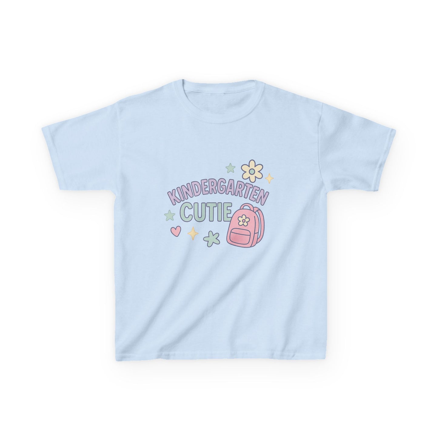 Kindergarten Cutie Tee for Kids, Cute Kids T-Shirt, Back to School Tee, Birthday Gift, Everyday Wear, Fun Classroom Shirt