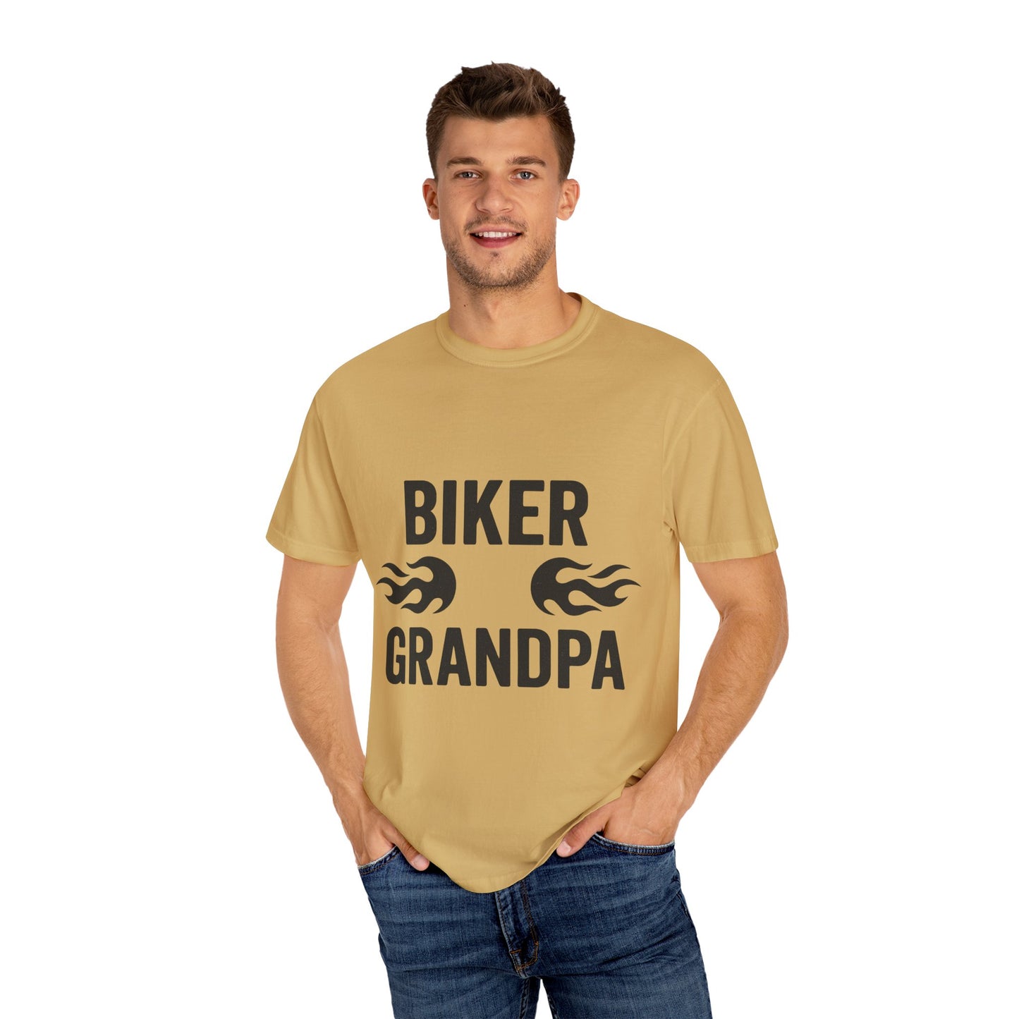 Biker Grandpa T-Shirt | Cool Gift for Motorcycle Lovers, Father's Day, Grandpa Birthday, Casual Wear, Unique Apparel