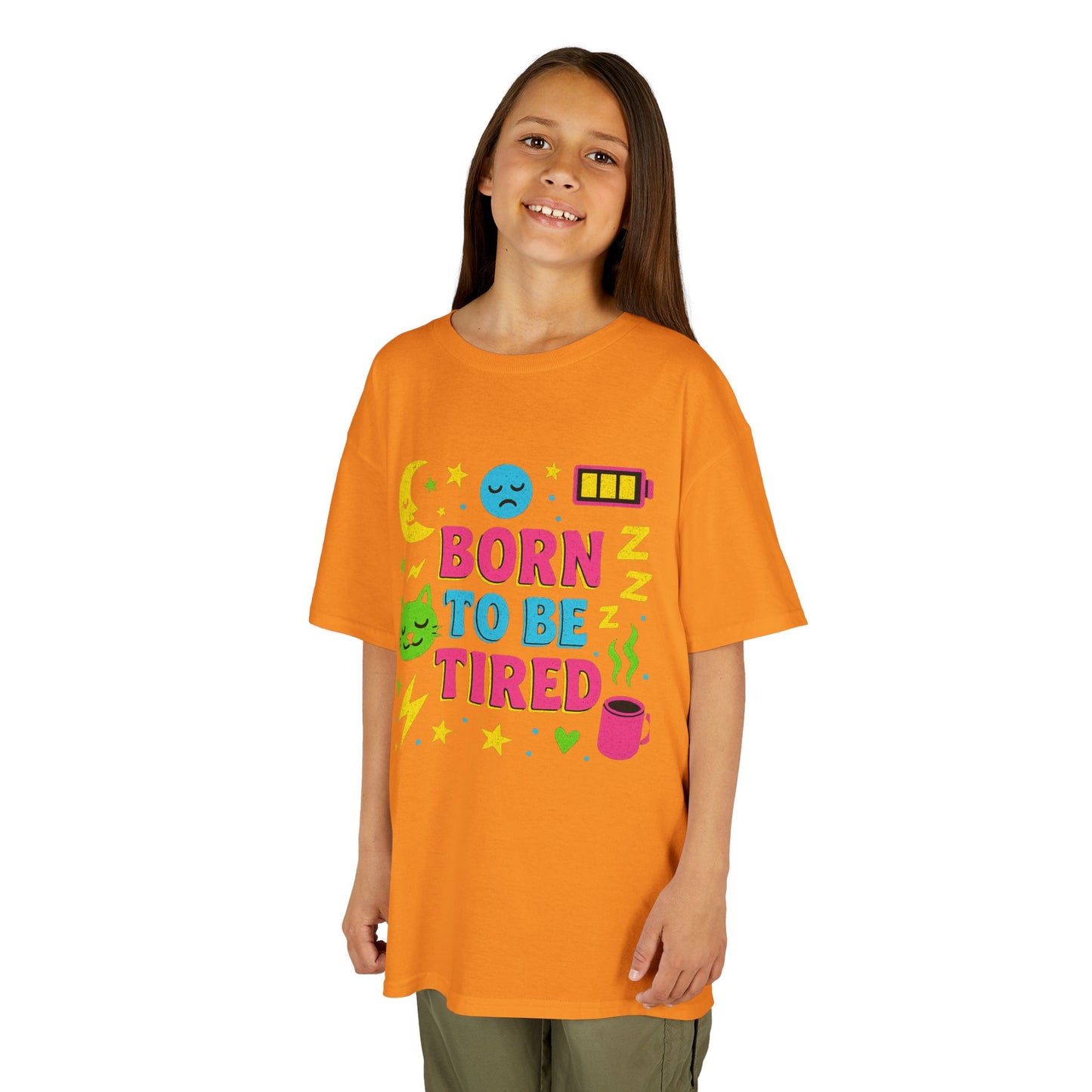 Kids Sleepy Graphic Tee - Perfect for Naptime, Fun Gift for Kids, Birthday Present, Sleepover, and Everyday Wear!