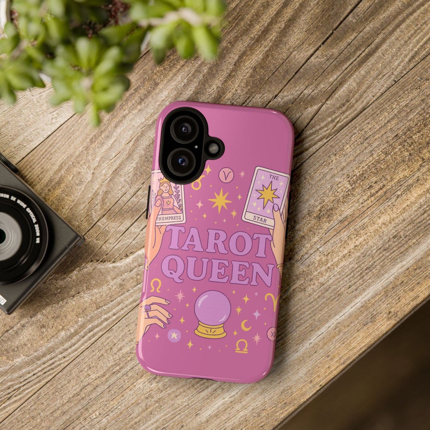 Tarot Queen Phone Case - Mystical Protection for Tarot Lovers, Astrology Gift, Phone Accessory, Witchy Vibe, Unique Smartphone Case